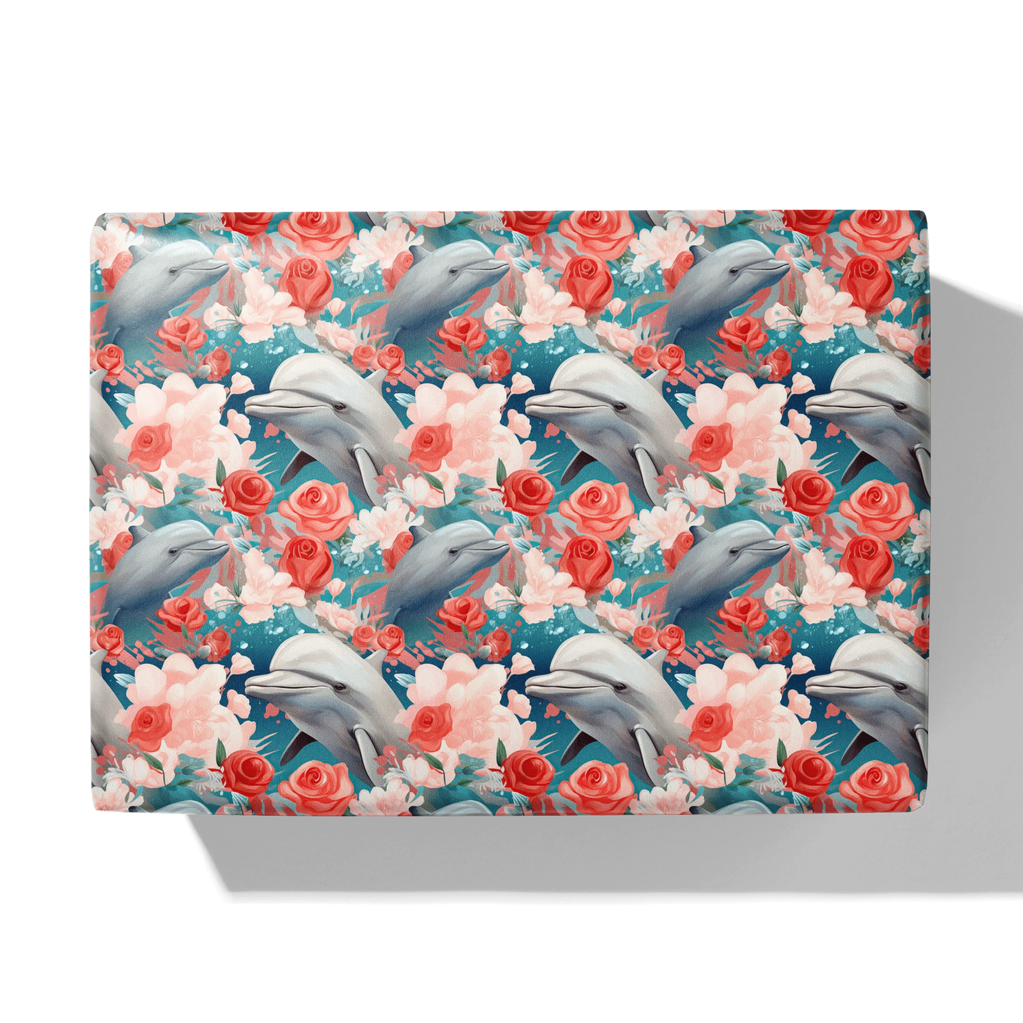 Oceanic Floral Dreams Gift Wrapping Paper