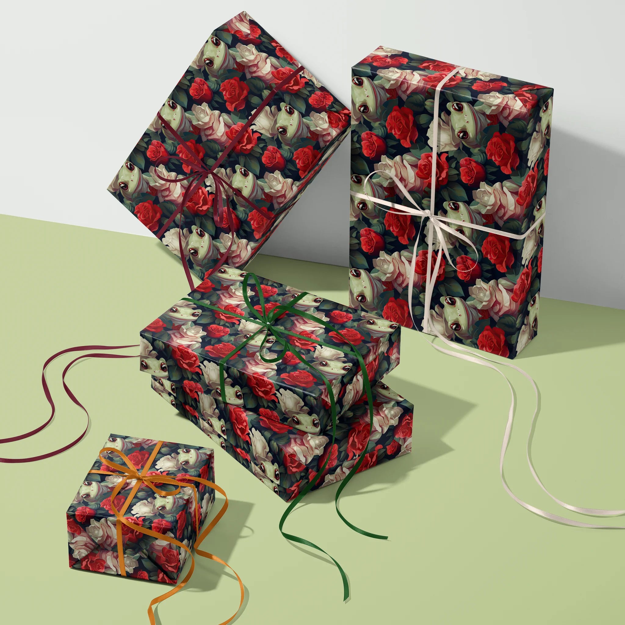 Playful Pond Blooms Gift Wrapping Paper