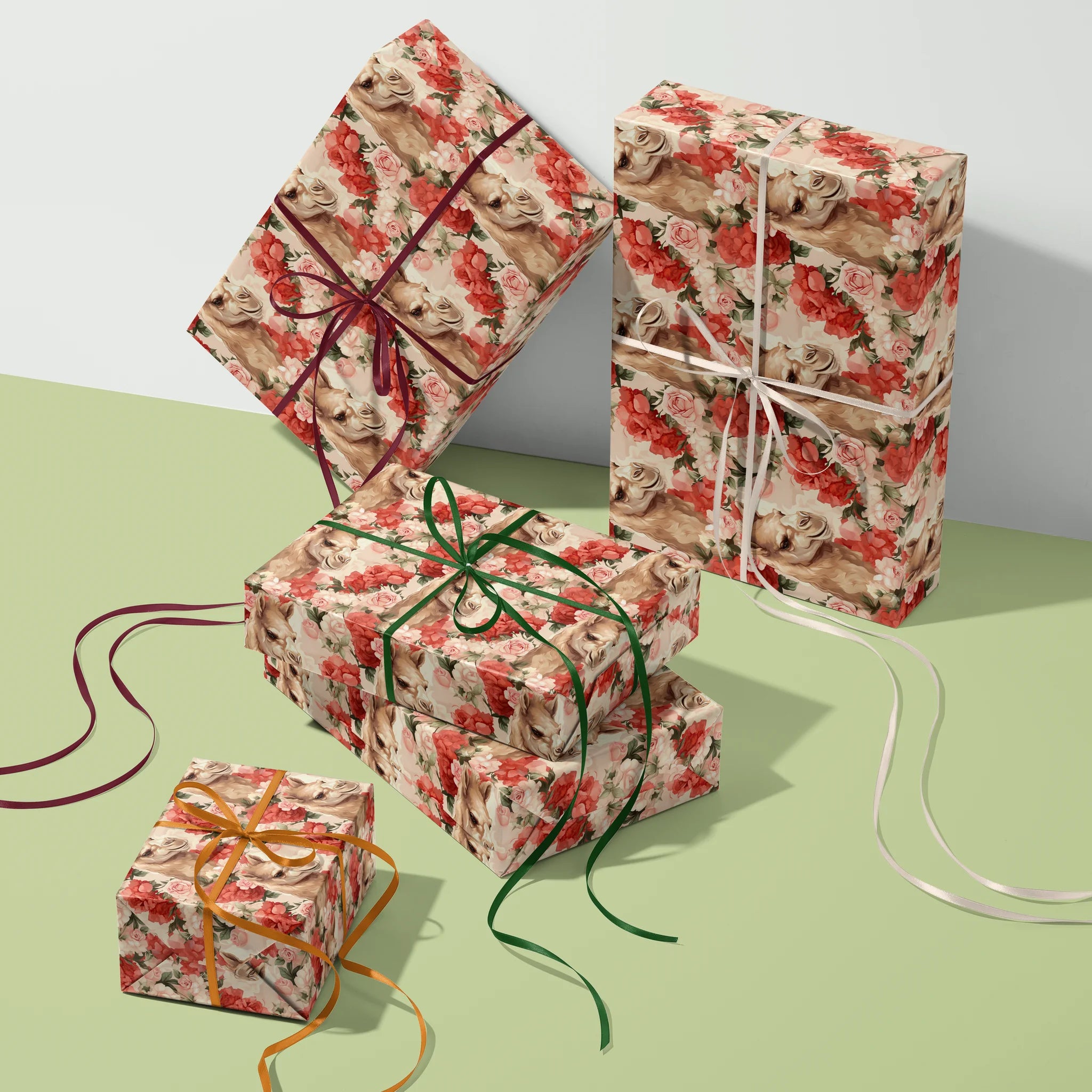 Pastel Camel Dreams Gift Wrapping Paper