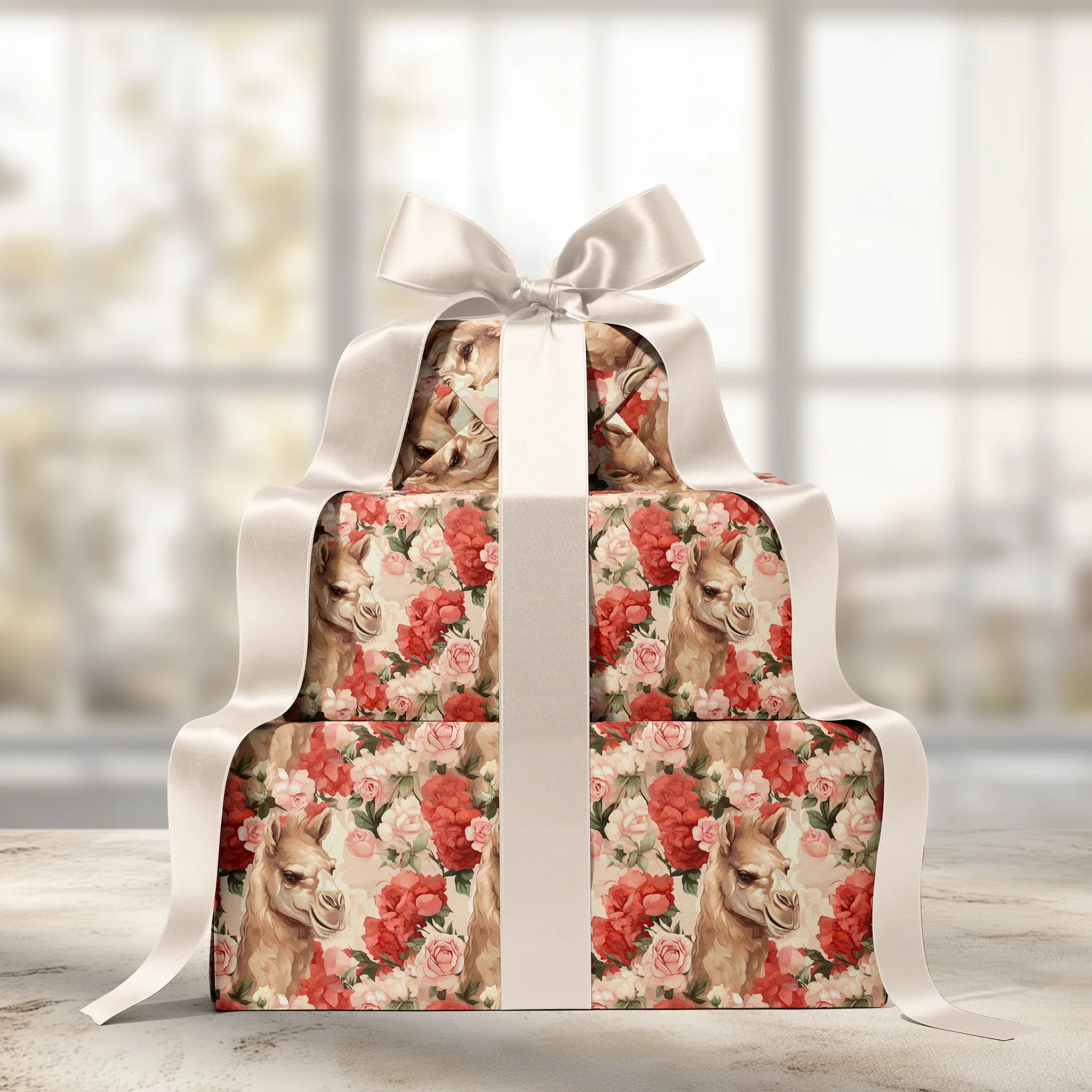 Pastel Camel Dreams Gift Wrapping Paper
