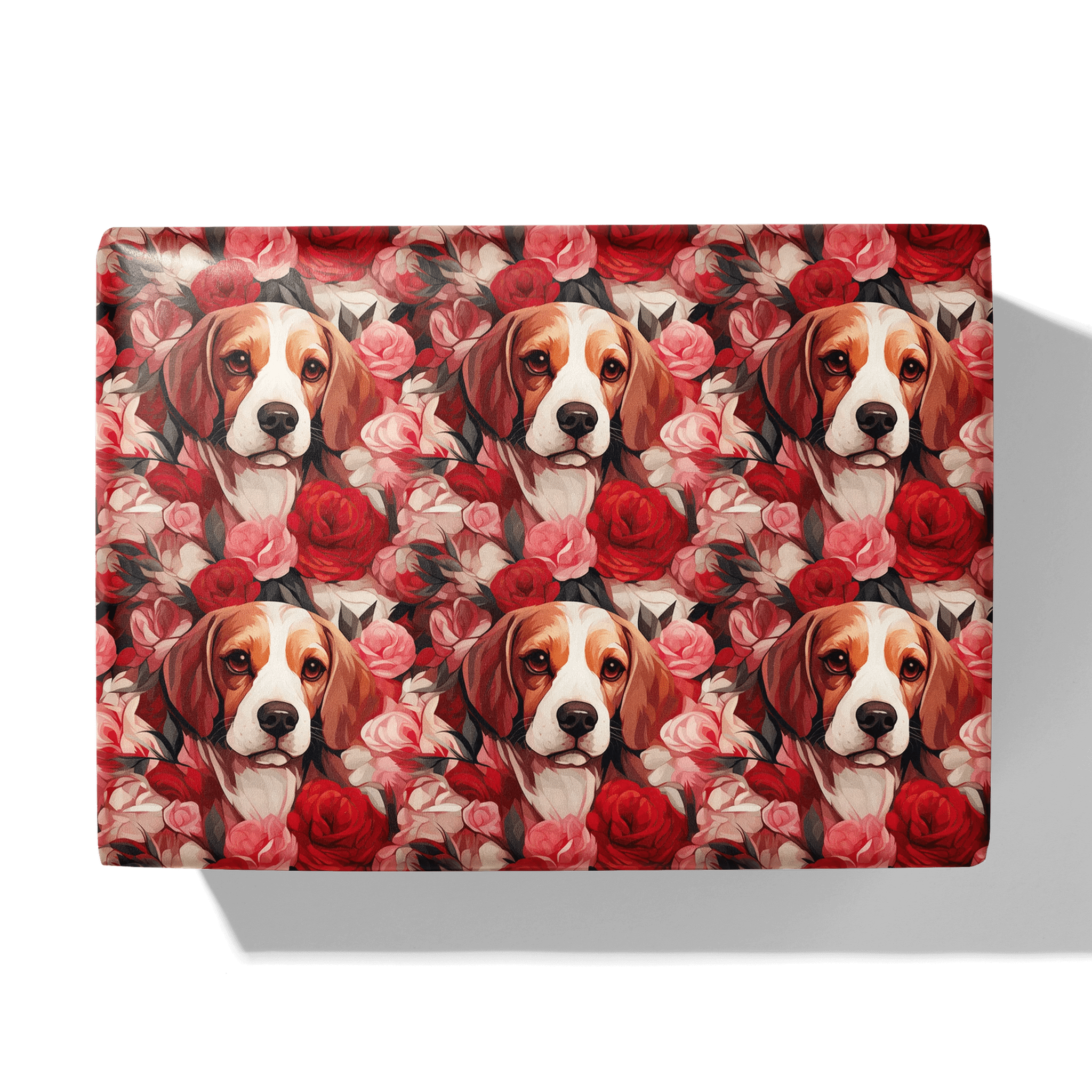 Beagle In Bloom Gift Wrapping Paper