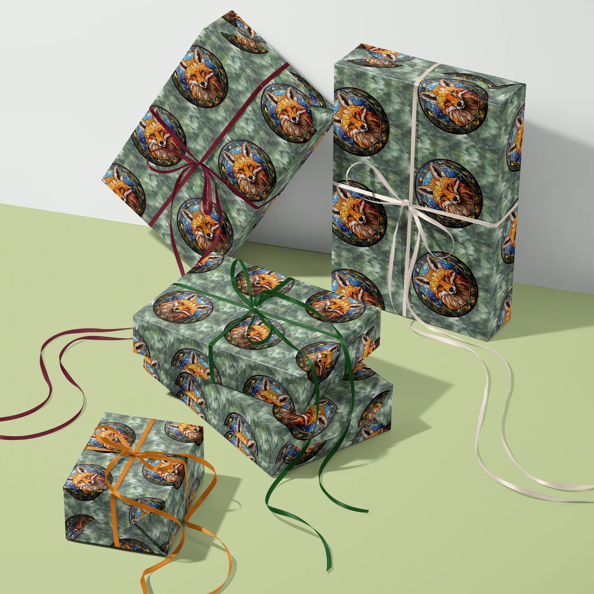 Graceful Forest Predator Gift Wrapping Paper
