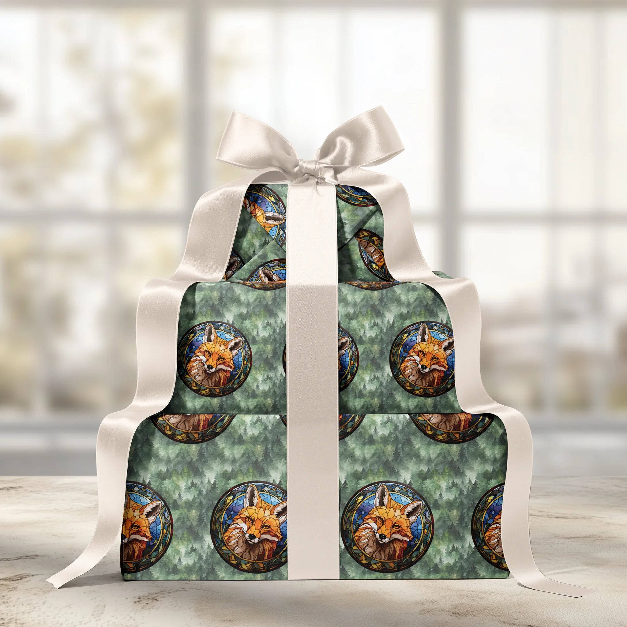 Graceful Forest Predator Gift Wrapping Paper