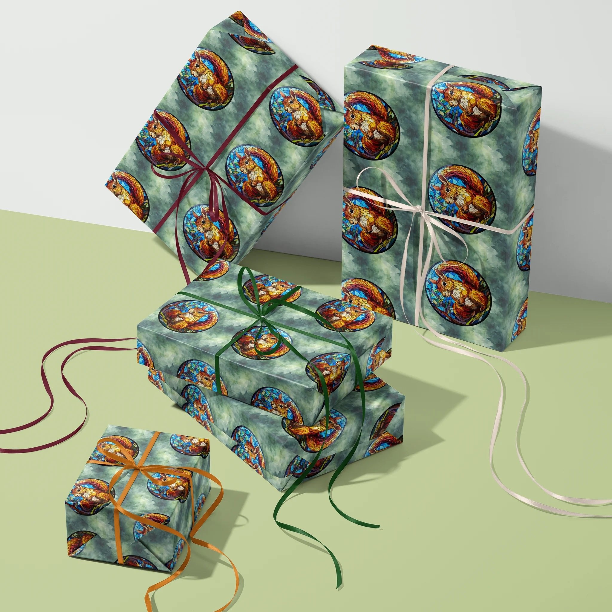 Playful Forest Dweller Gift Wrapping Paper