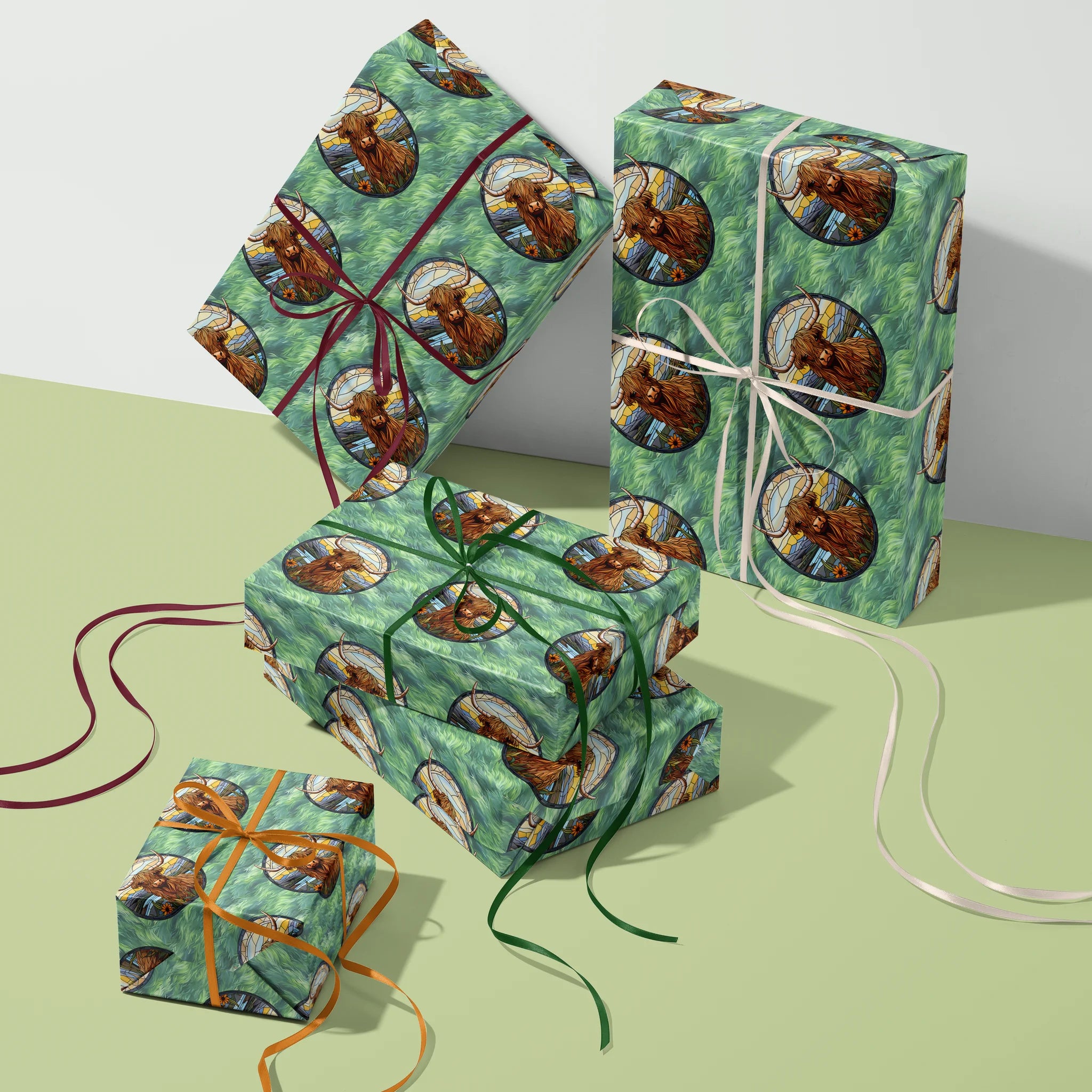 Majestic Countryside Icon Gift Wrapping Paper