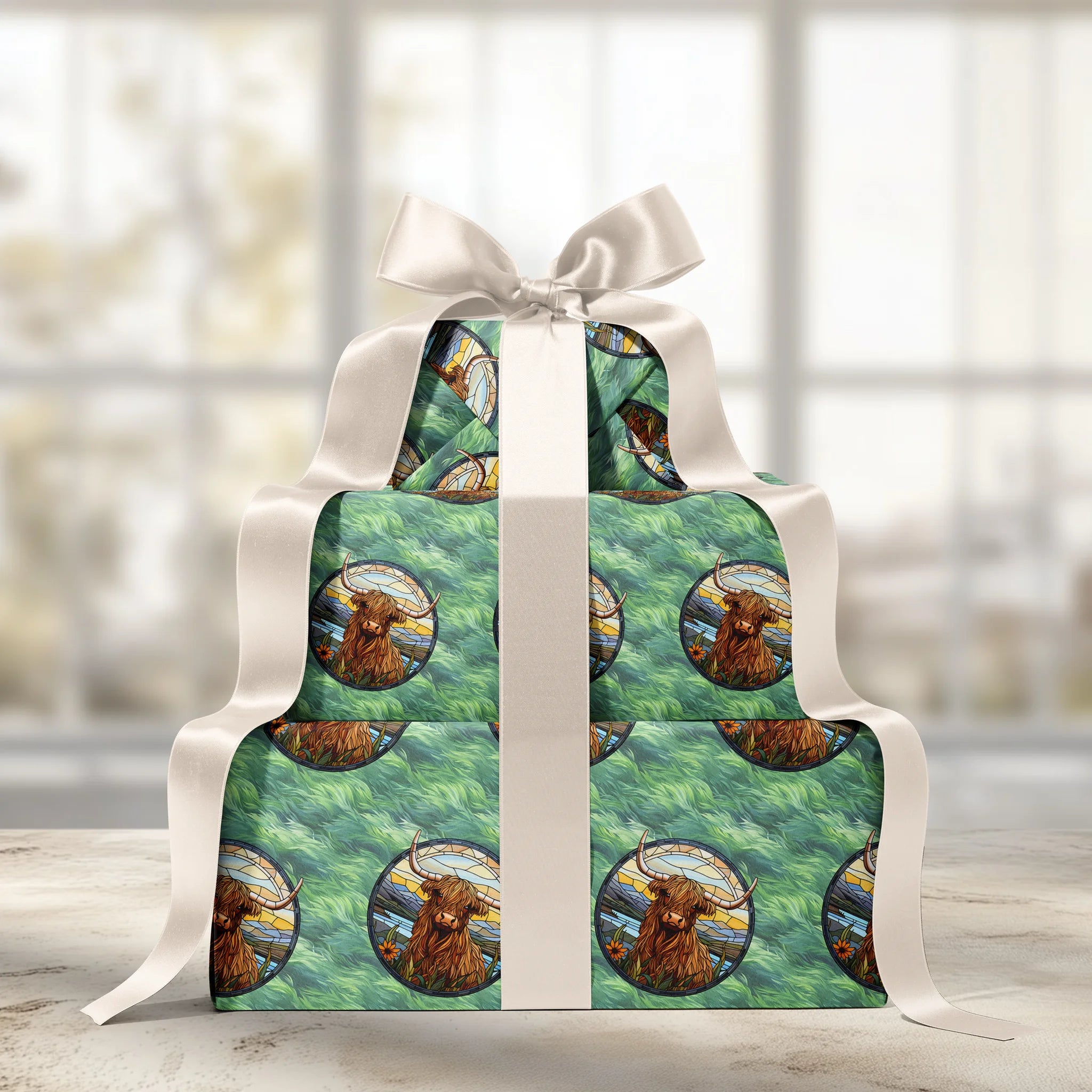 Majestic Countryside Icon Gift Wrapping Paper