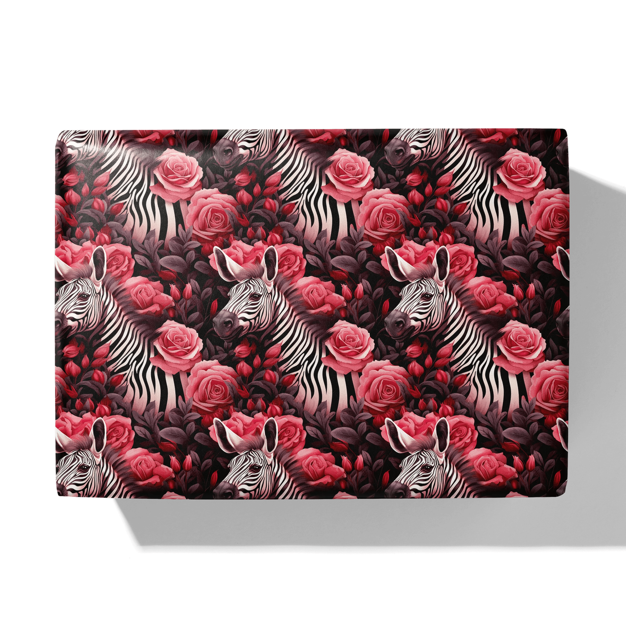 Stripes And Rosy Hues Gift Wrapping Paper