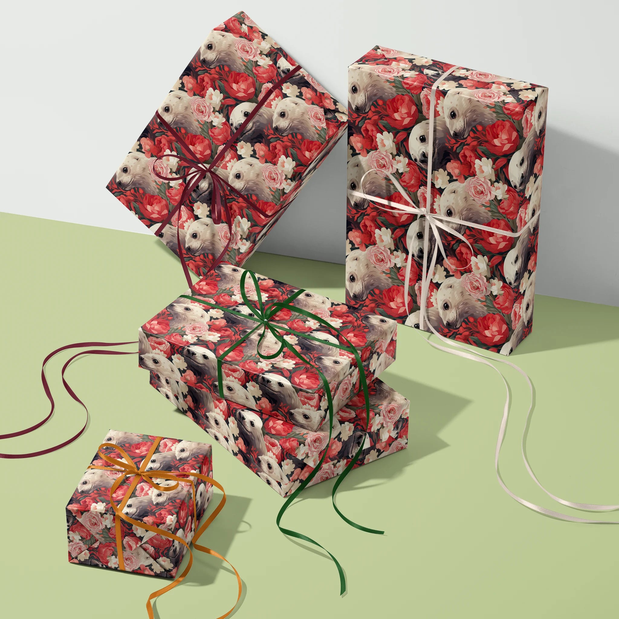 Gentle Marine Beauty Gift Wrapping Paper
