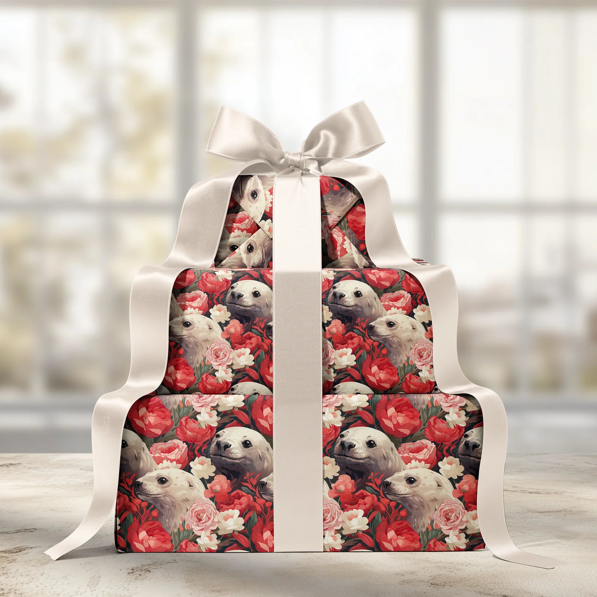 Gentle Marine Beauty Gift Wrapping Paper