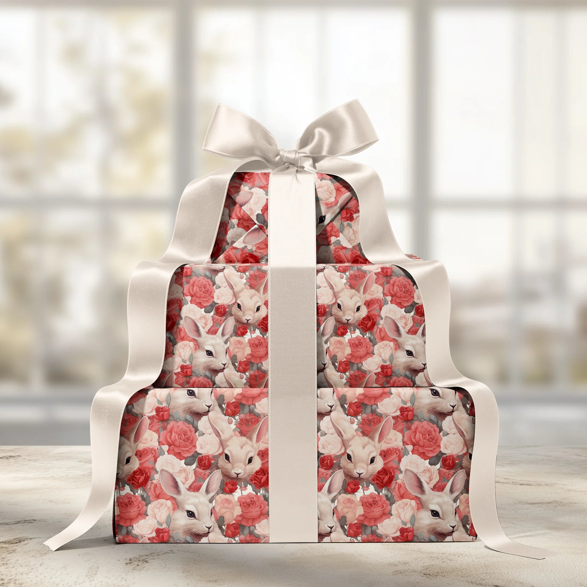 Delicate Bunny Harmony Gift Wrapping Paper