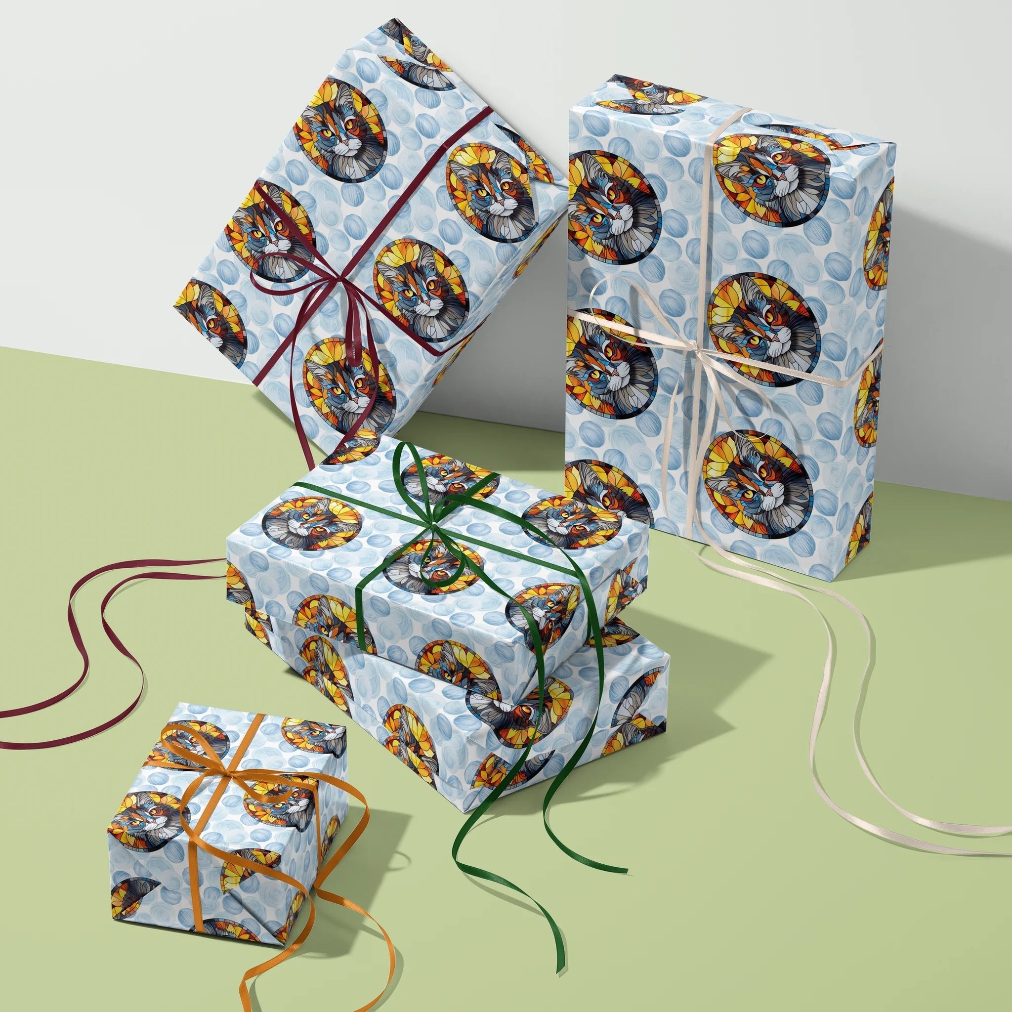 Peaceful Yet Alert Gift Wrapping Paper