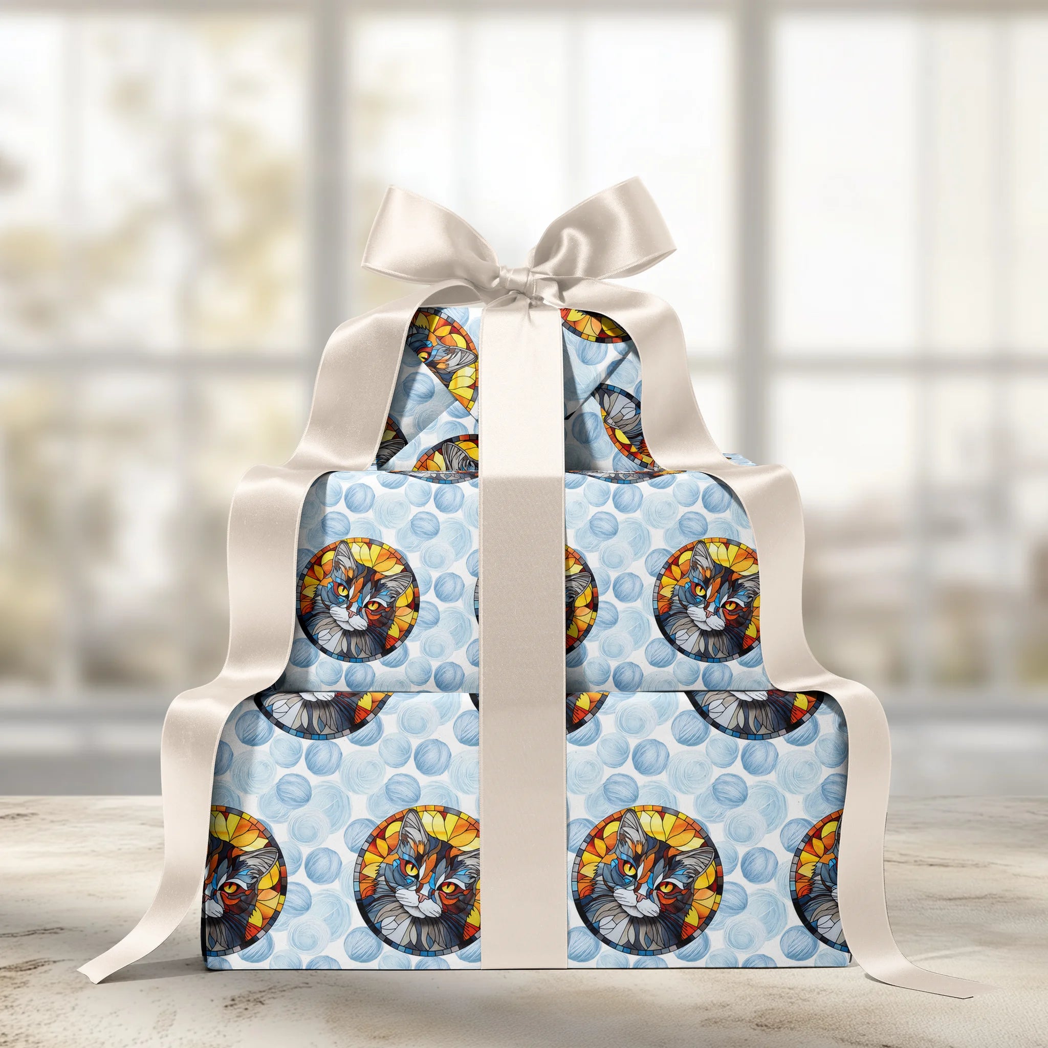 Peaceful Yet Alert Gift Wrapping Paper
