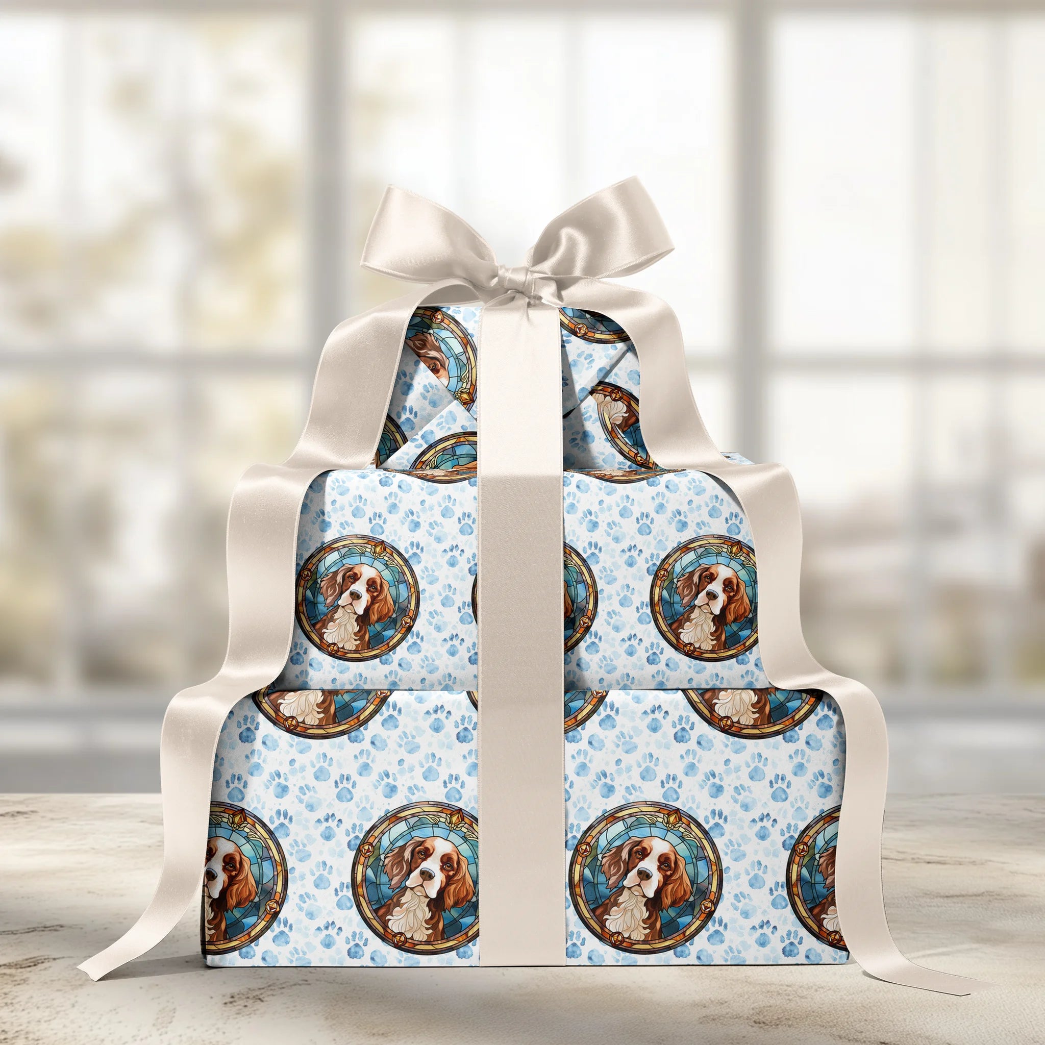 Gentle And Caring Gift Wrapping Paper