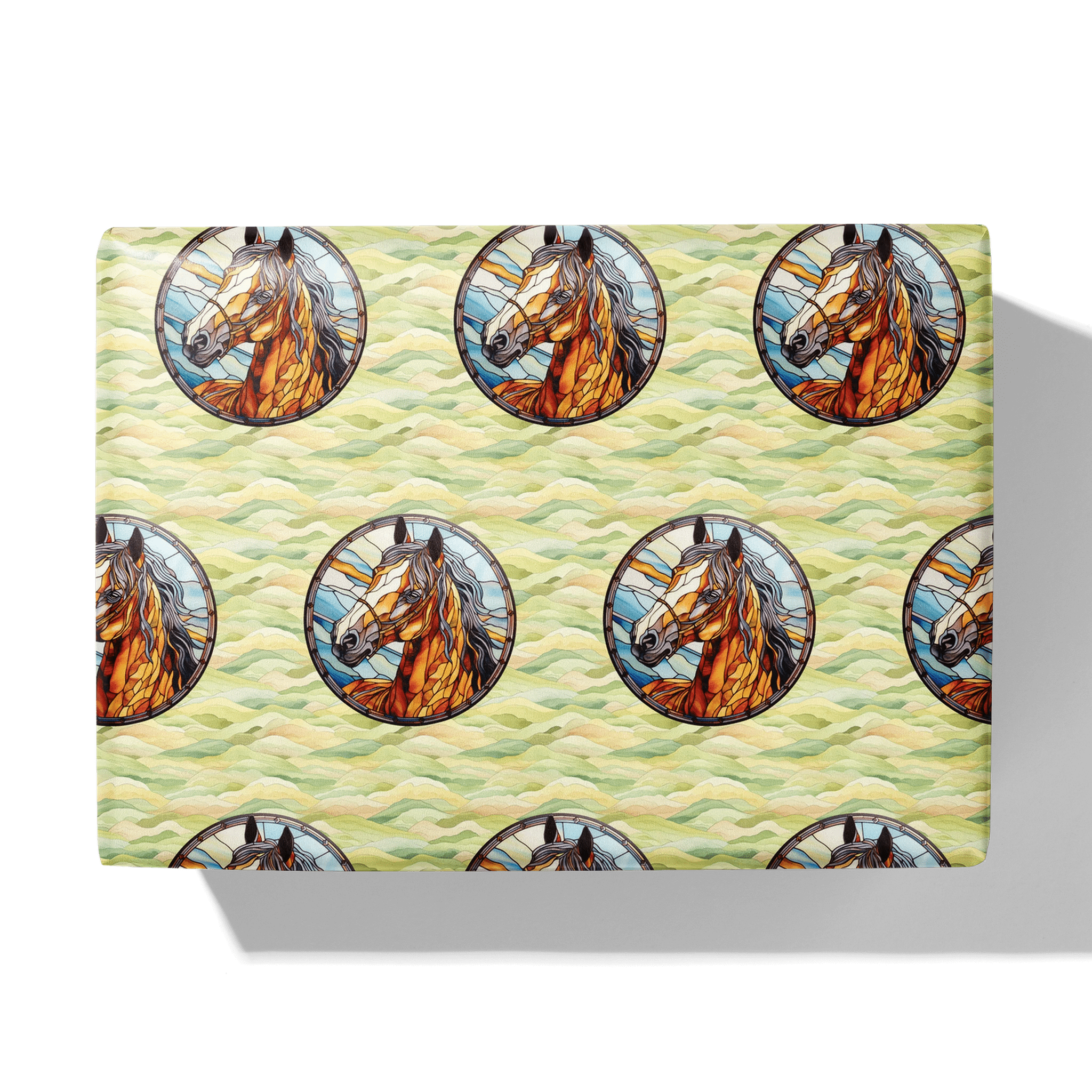 Dynamic Equestrian Beauty Gift Wrapping Paper