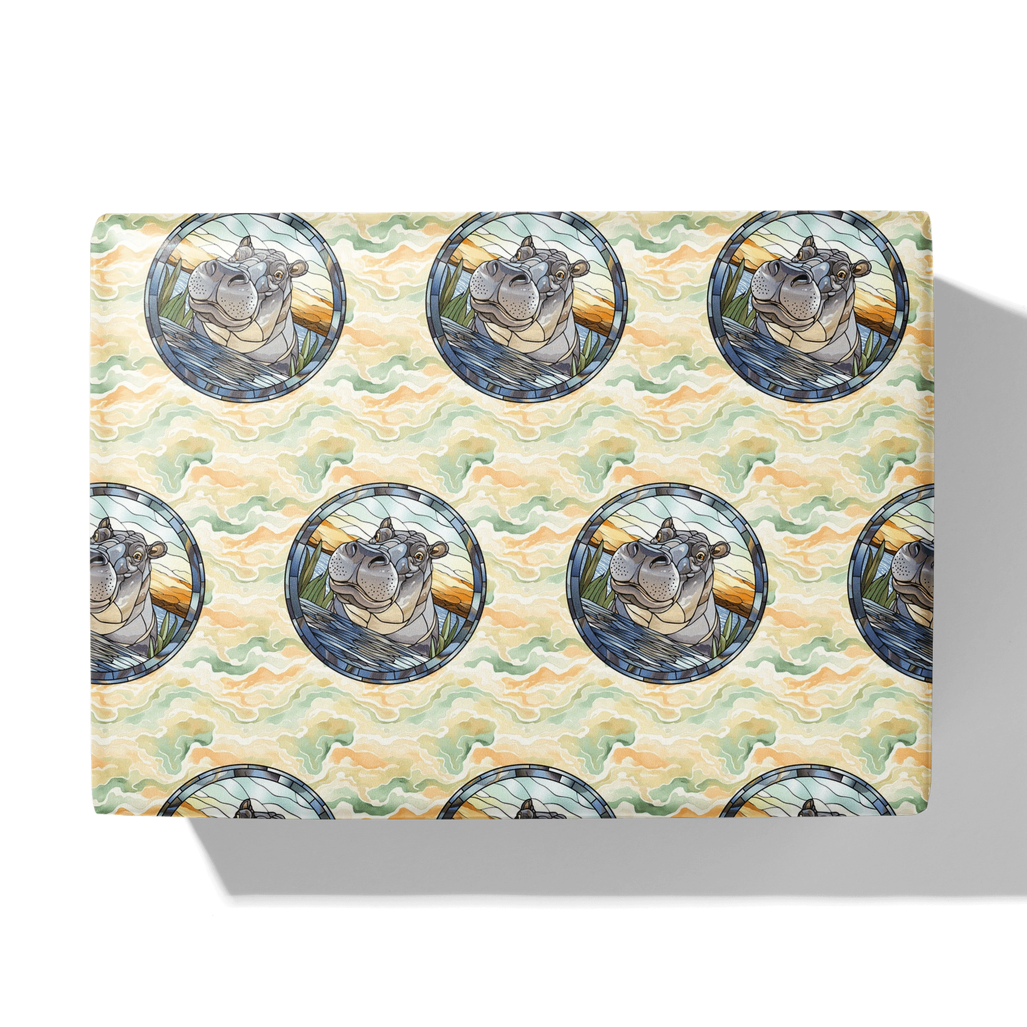 Water-Bound Powerhouse Gift Wrapping Paper