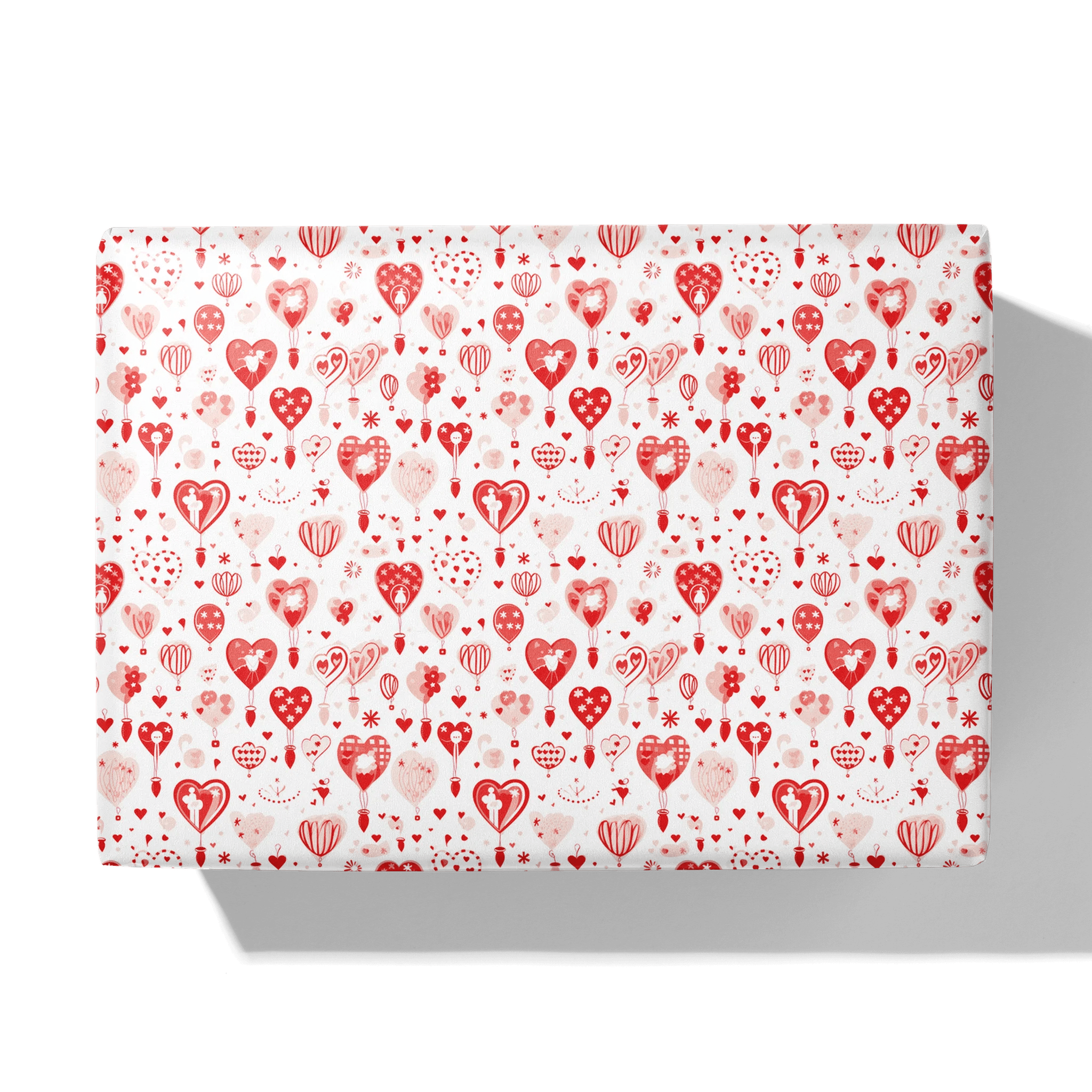 So Many Red Hearts Gift Wrapping Paper