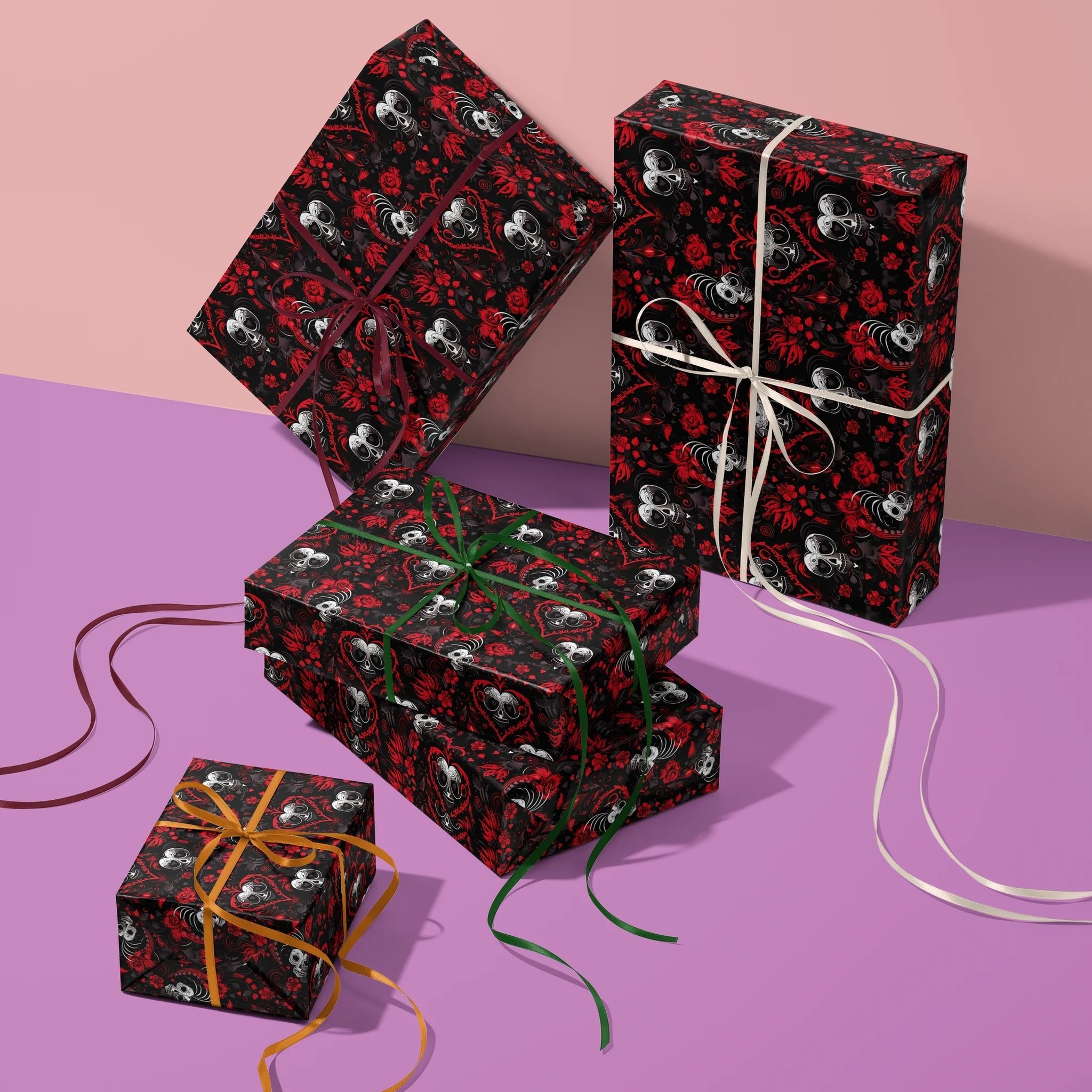Gothic Romantic Flair Gift Wrapping Paper