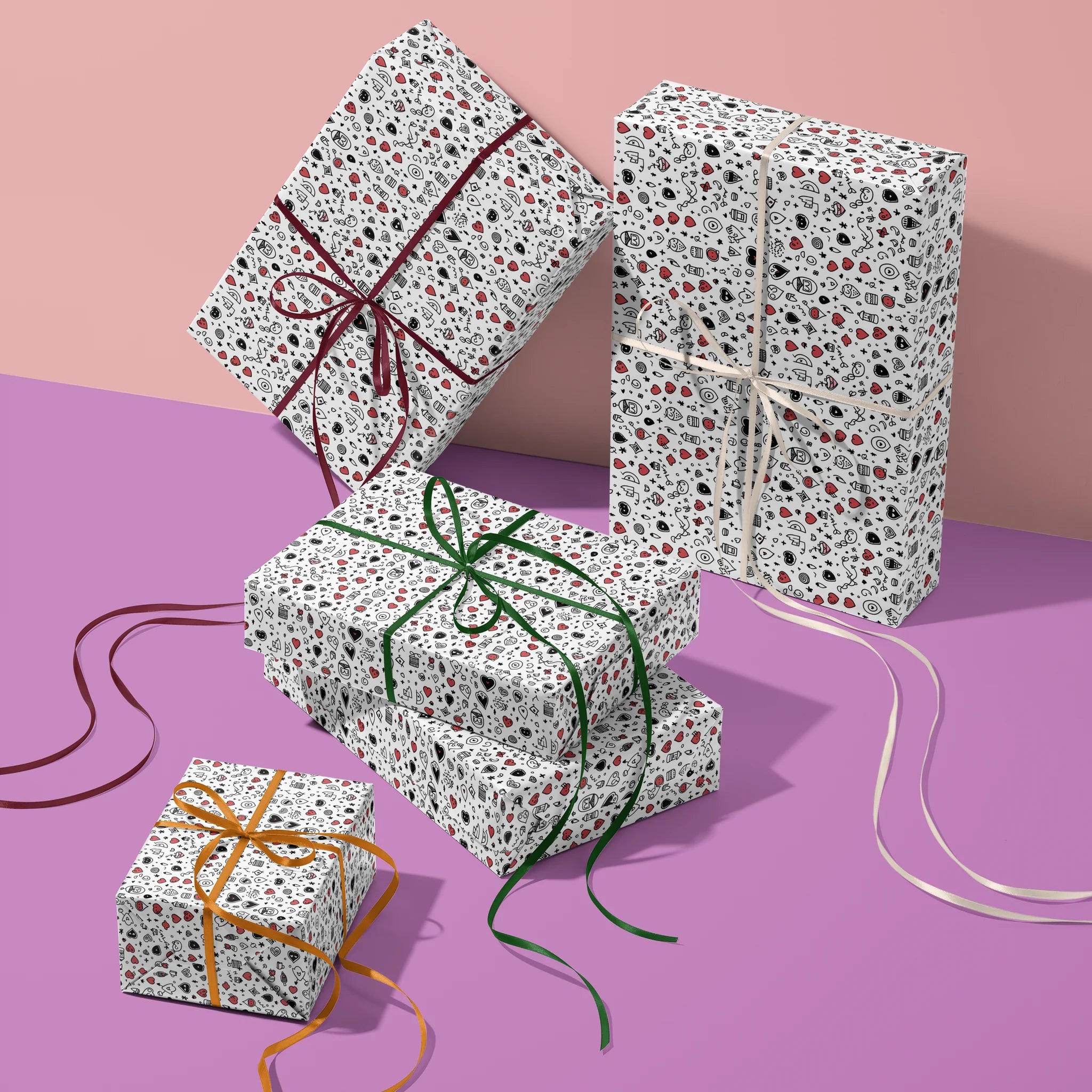 Super Cute Chaos Gift Wrapping Paper