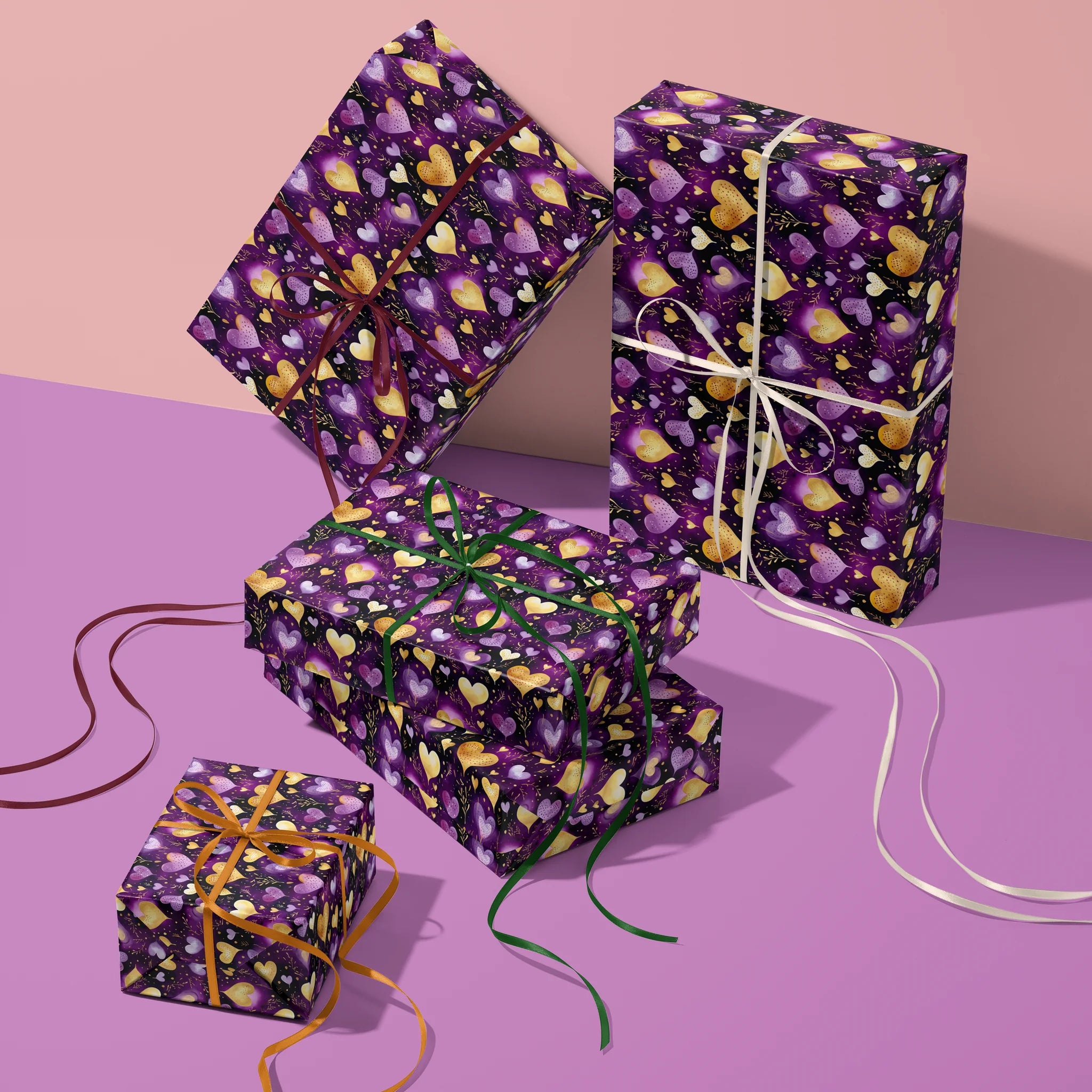 Midnight Love Garden Gift Wrapping Paper