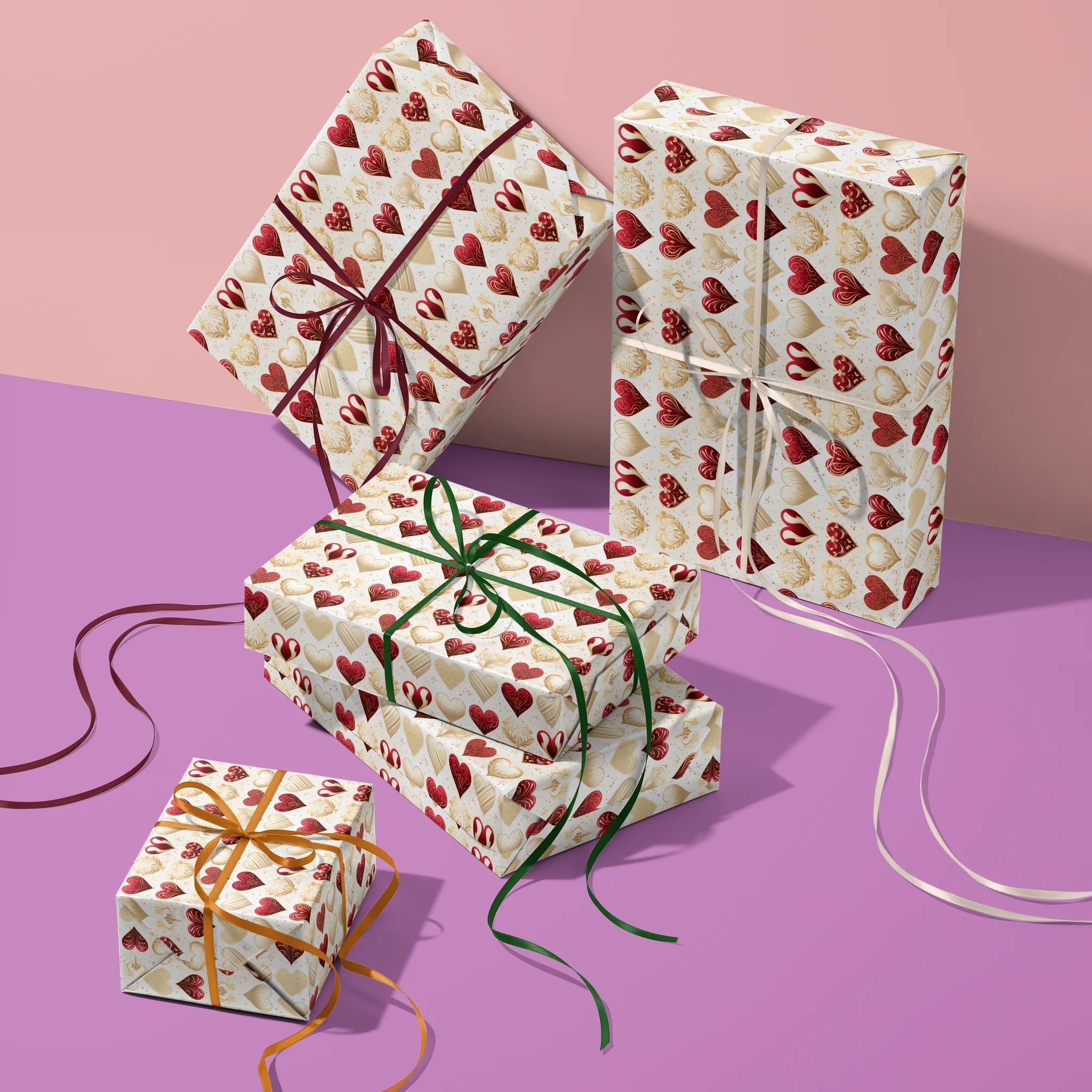 Love All Over Gift Wrapping Paper