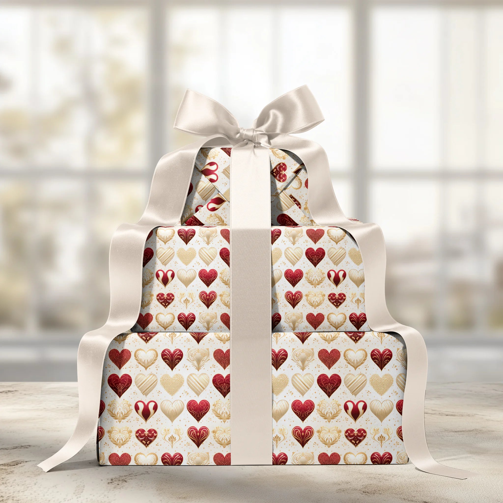 Love All Over Gift Wrapping Paper