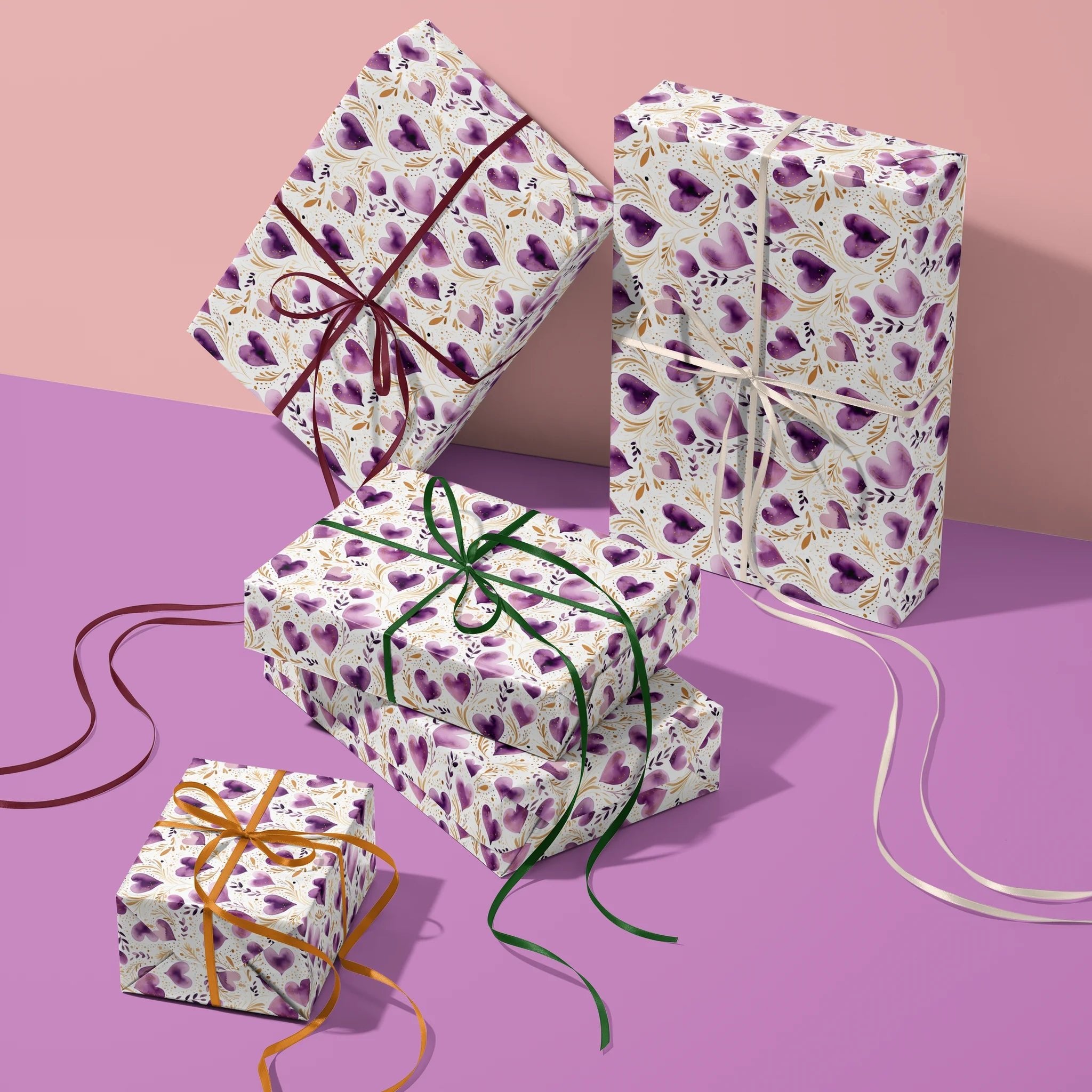 Swirly Leaves Coolness Gift Wrapping Paper