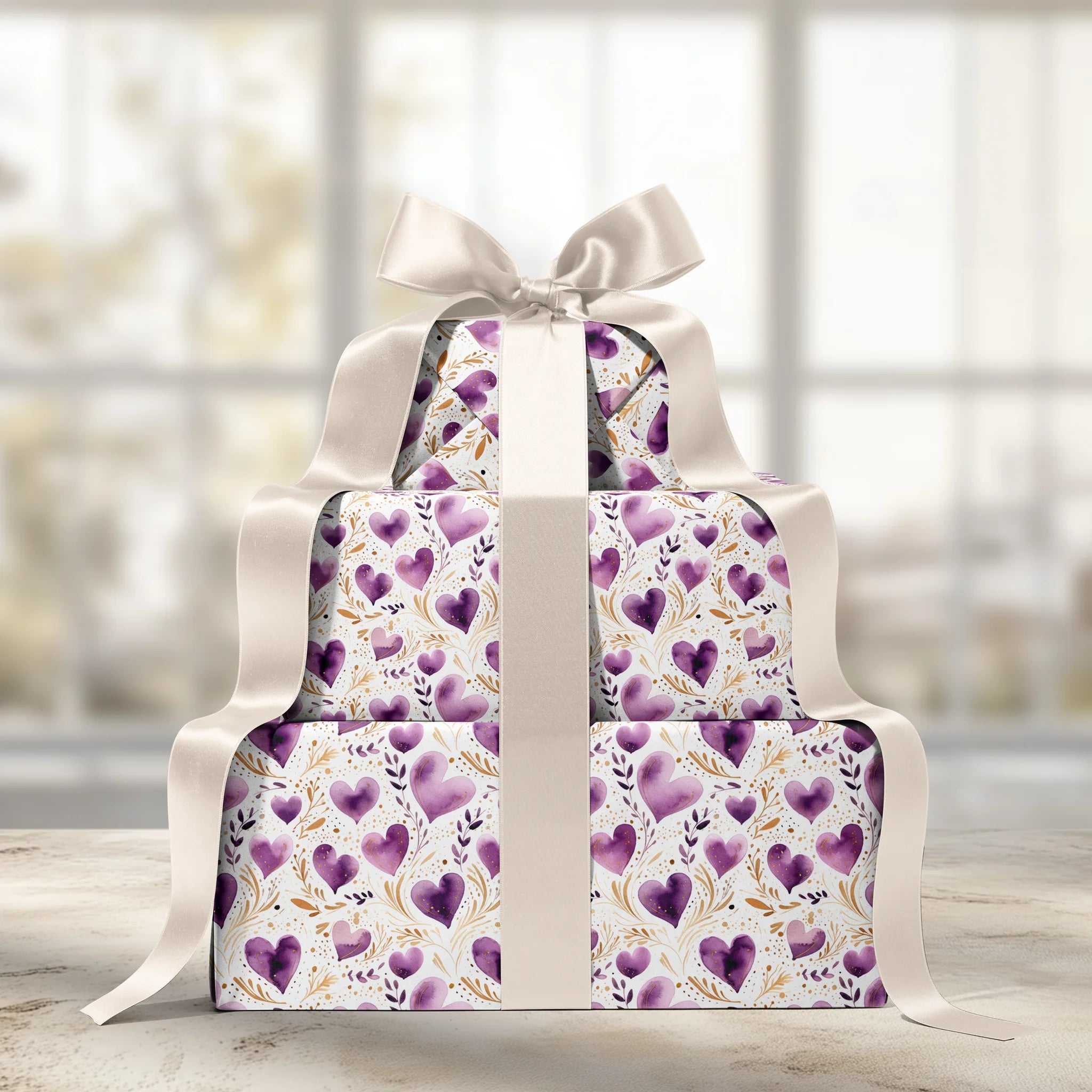 Swirly Leaves Coolness Gift Wrapping Paper