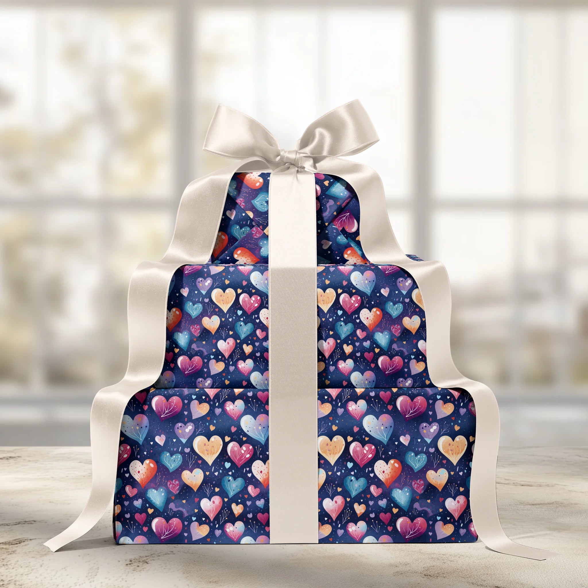 Love Is Cosmic Gift Wrapping Paper