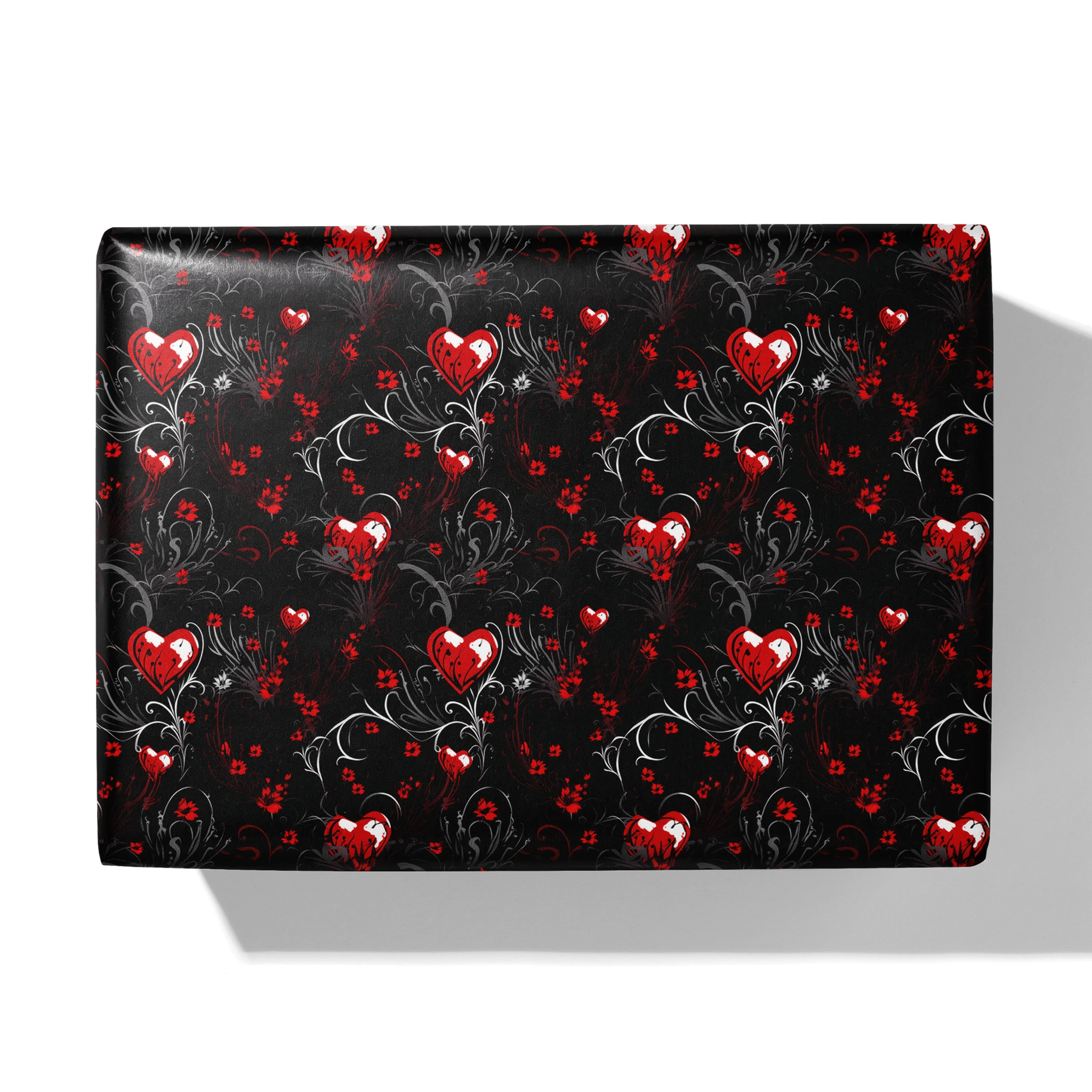 Red Flowers Pop Gift Wrapping Paper