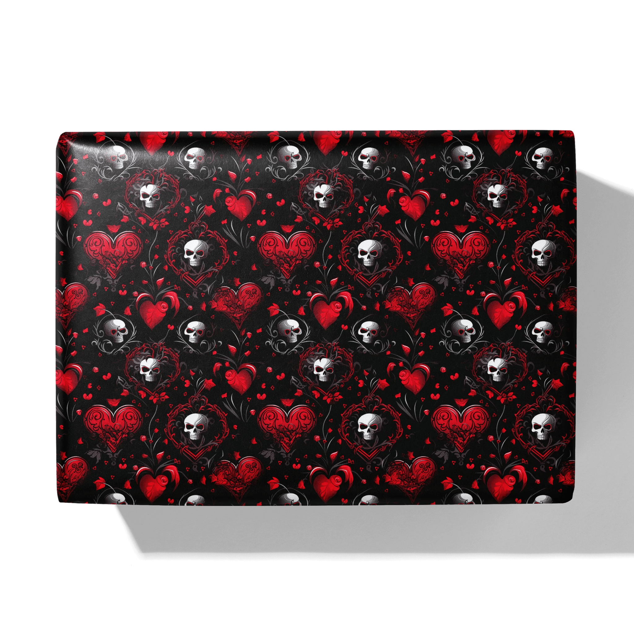 Red And Spooky Gift Wrapping Paper