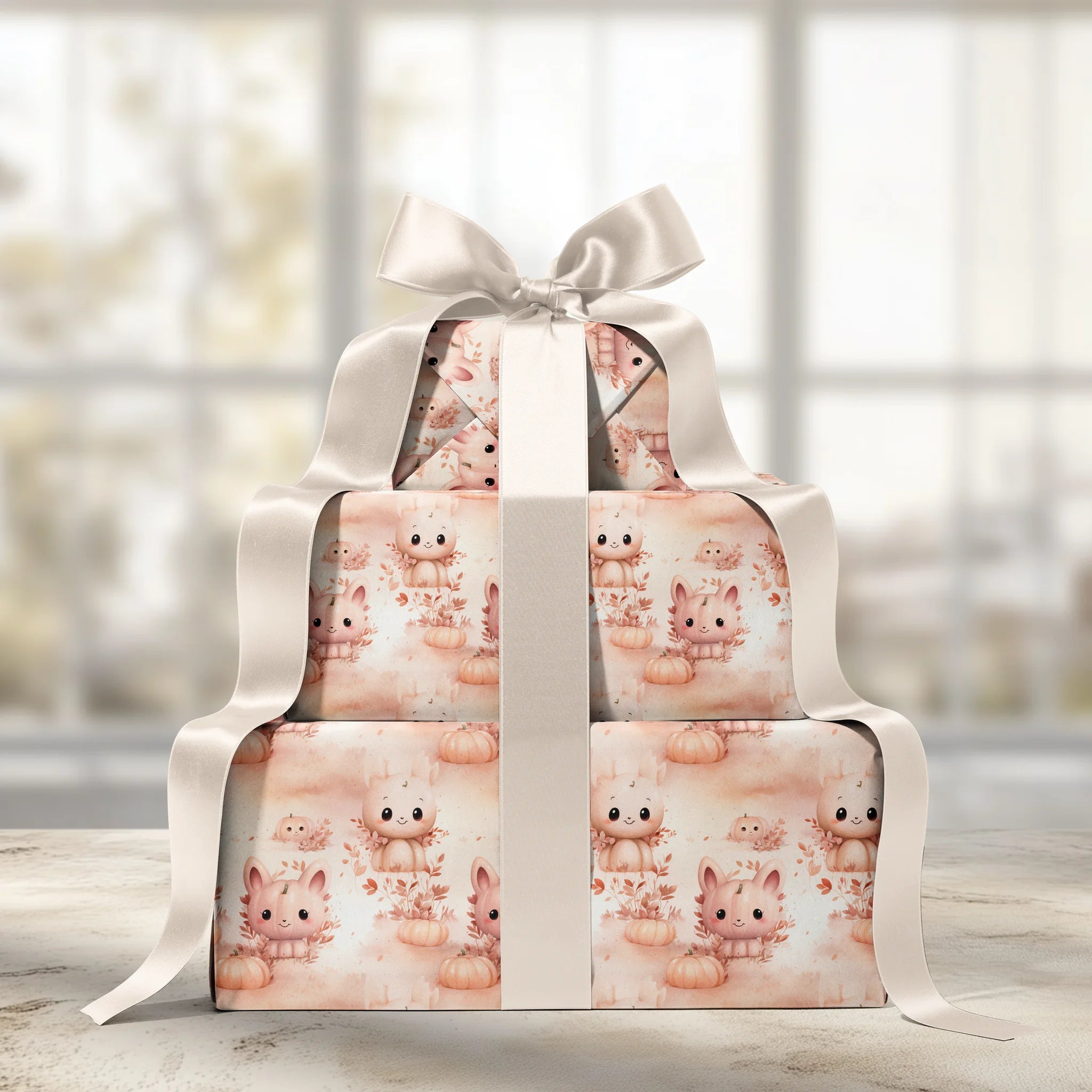 Pumpkin Paws Gift Wrapping Paper