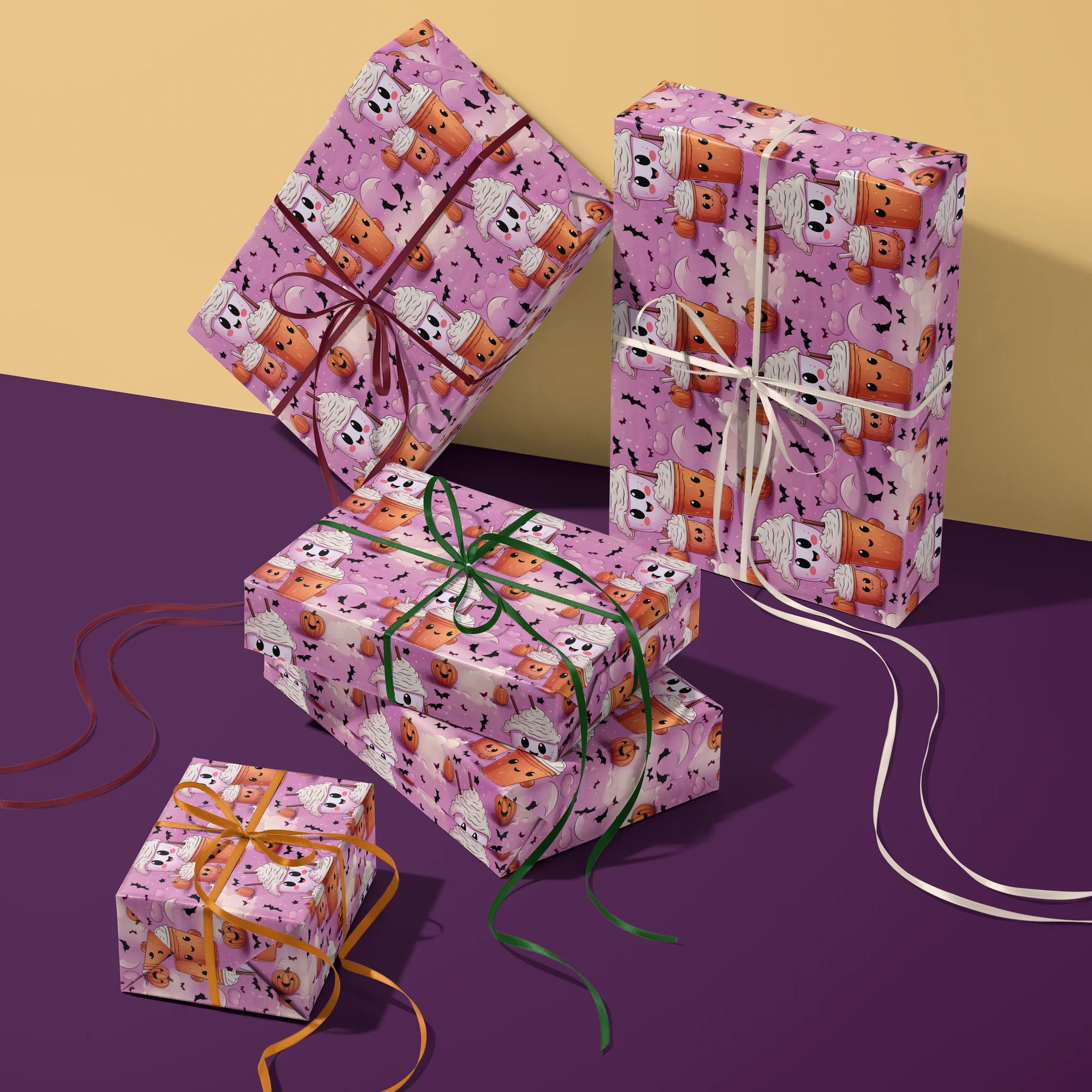 Pumpkin Scream Gift Wrapping Paper