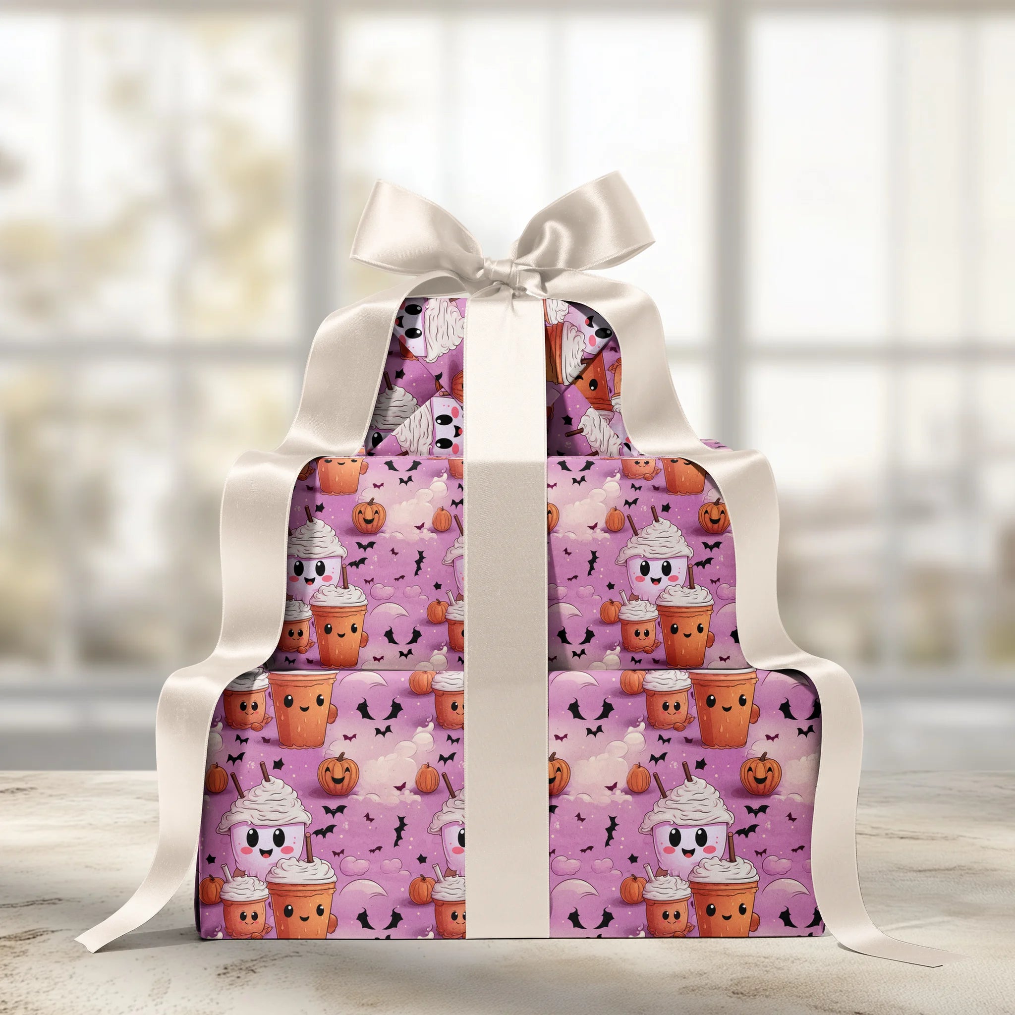 Pumpkin Scream Gift Wrapping Paper