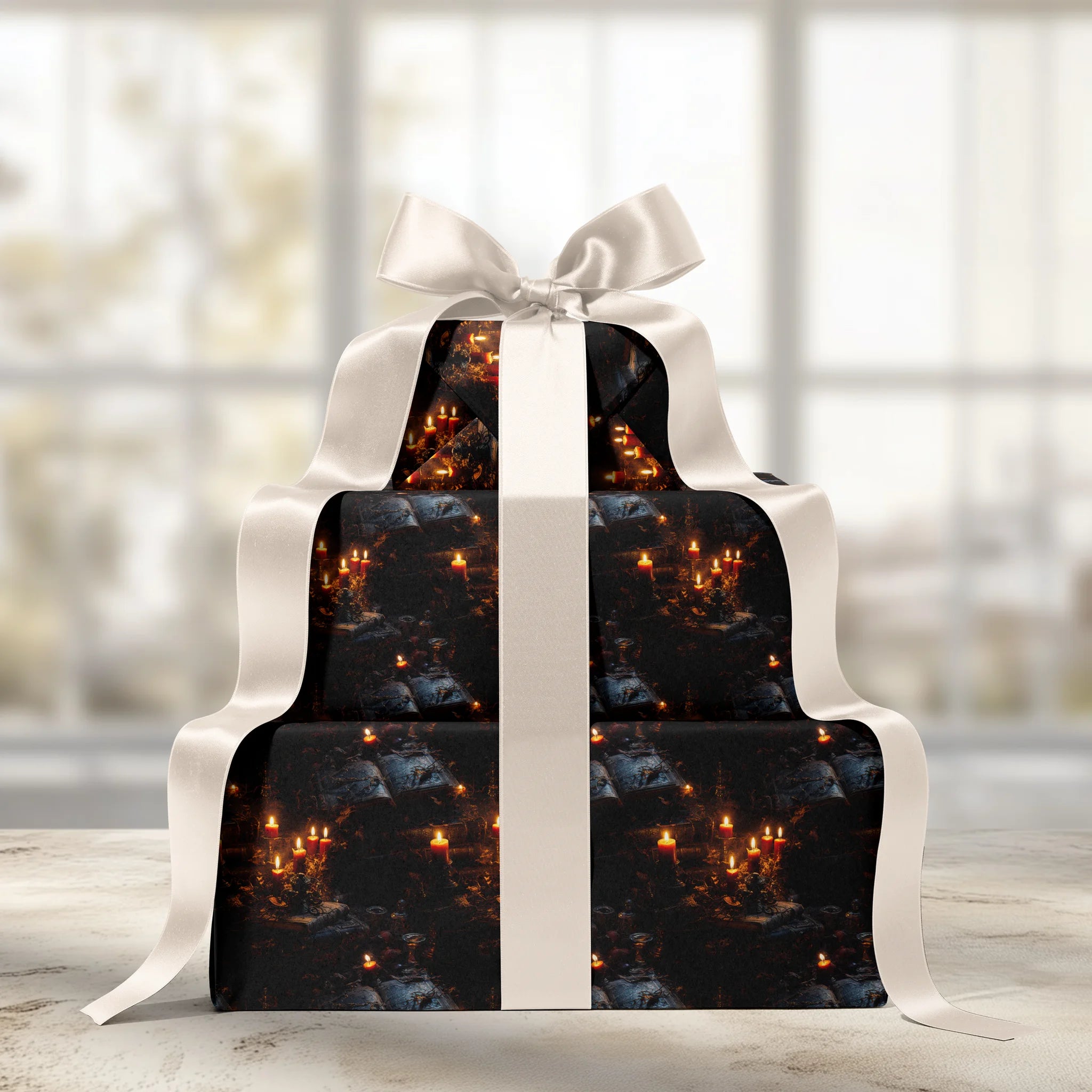 Candlelit Mystery Gift Wrapping Paper