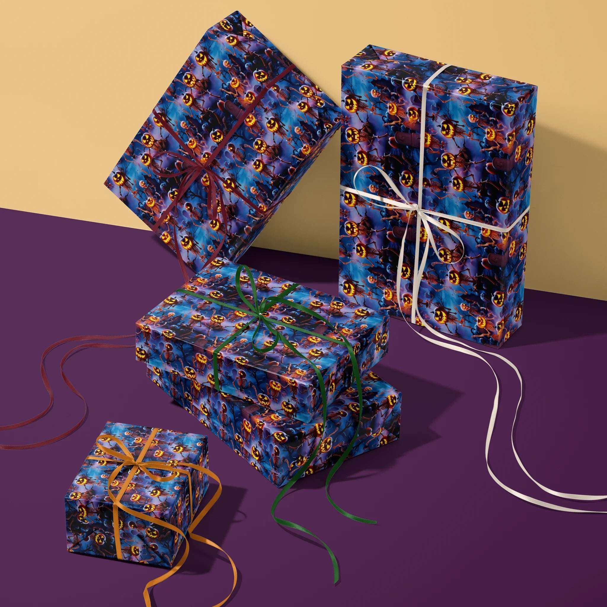 Pumpkin Parade Gift Wrapping Paper
