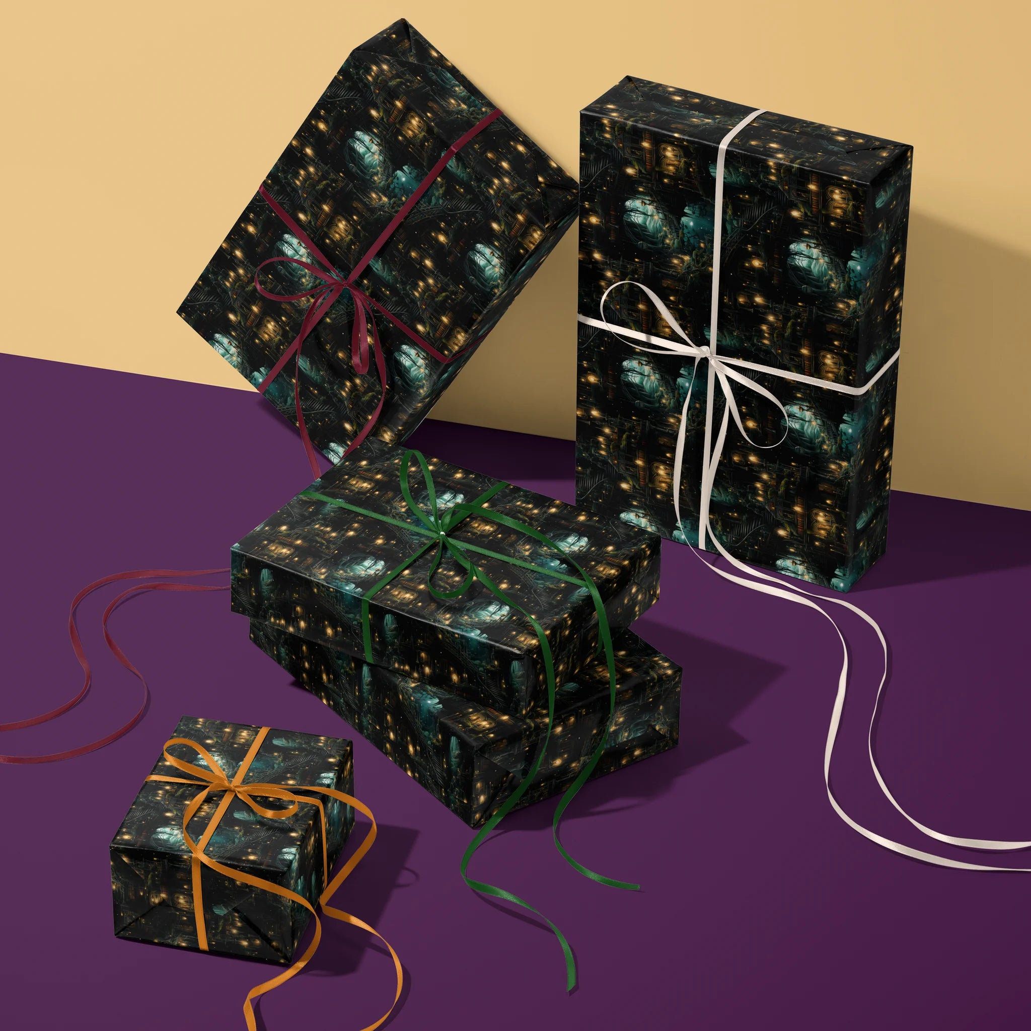 Shadow Steps Gift Wrapping Paper