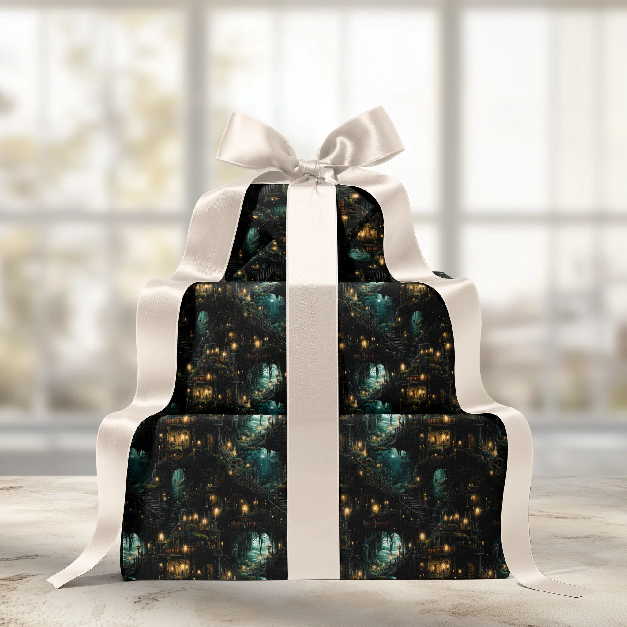 Shadow Steps Gift Wrapping Paper