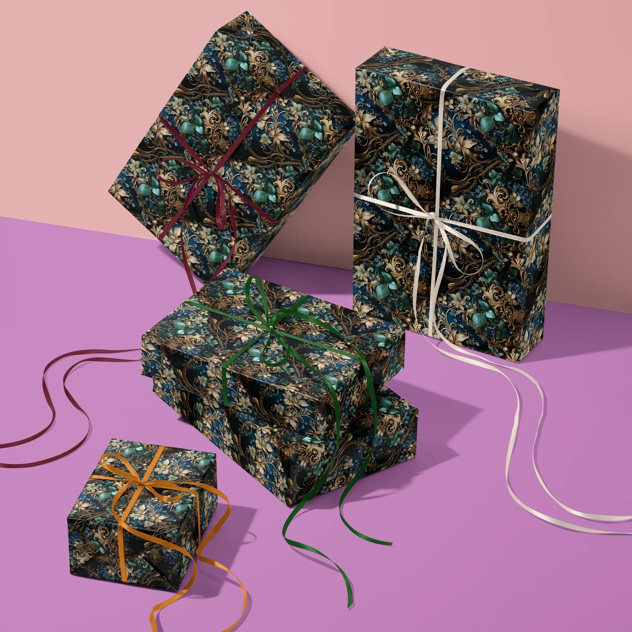 Baroque Romance Gift Wrapping Paper