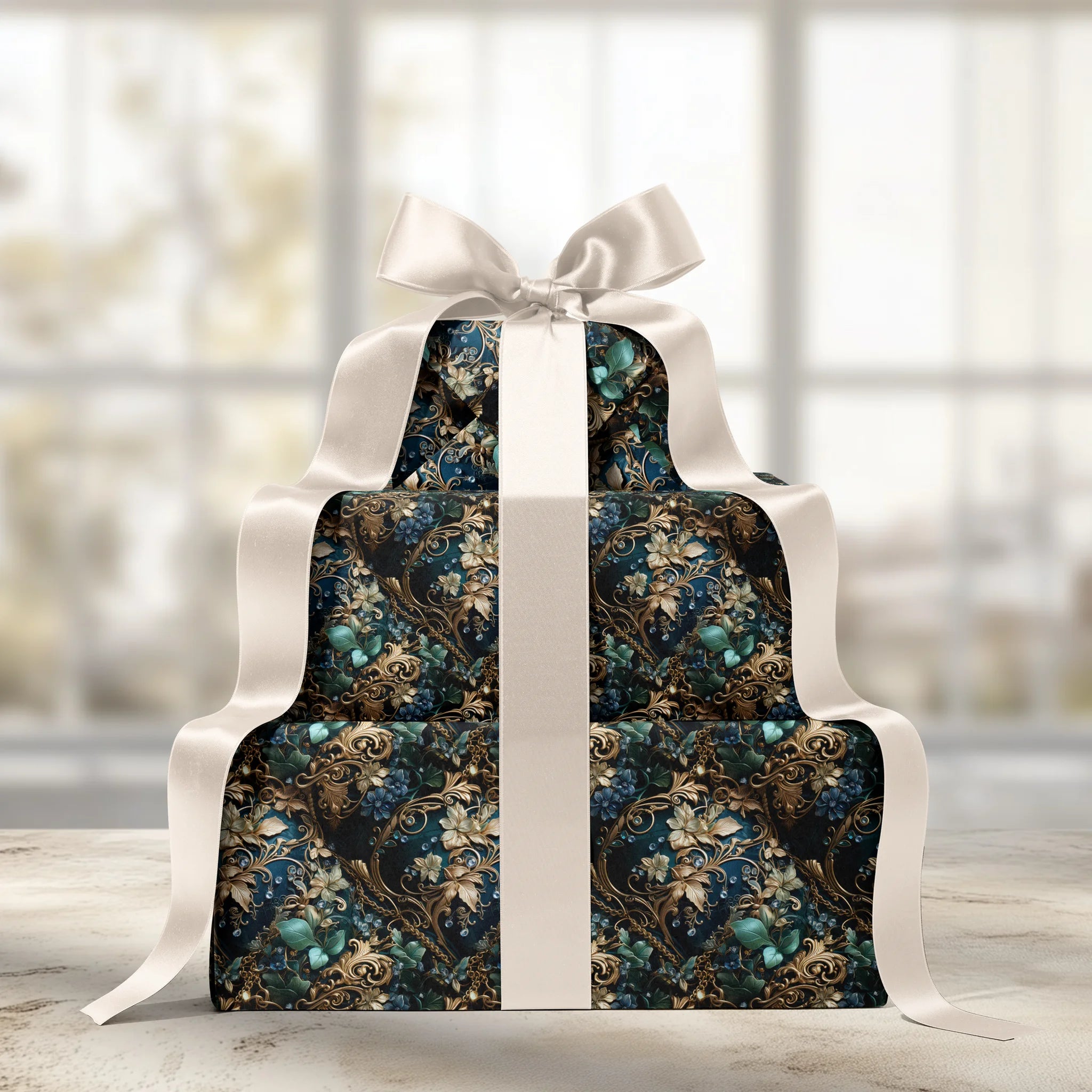 Baroque Romance Gift Wrapping Paper