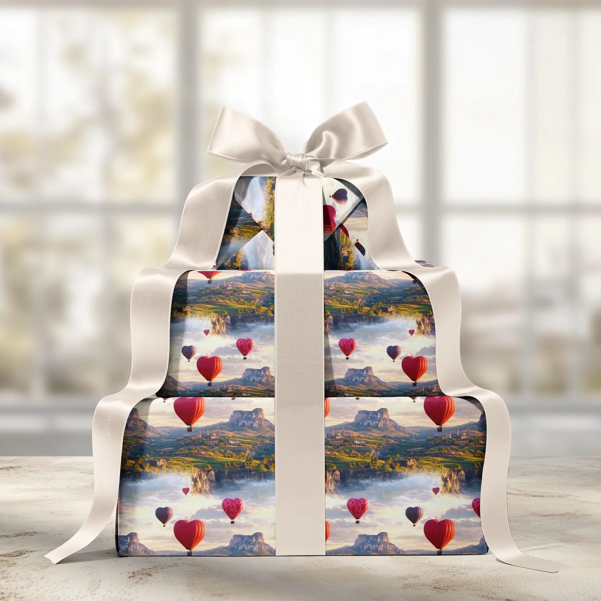 Flight Of Hearts Gift Wrapping Paper