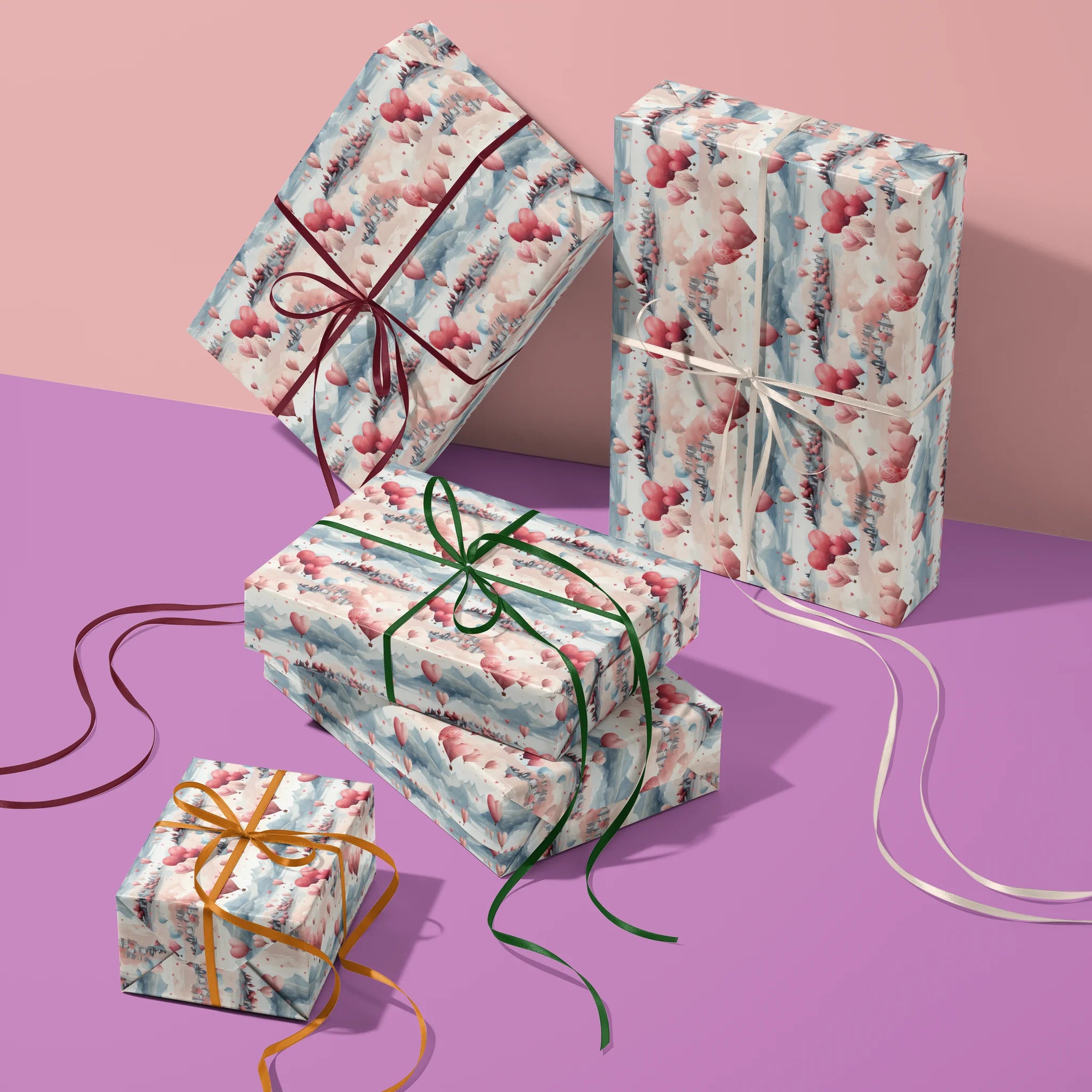Love Takes Flight Gift Wrapping Paper