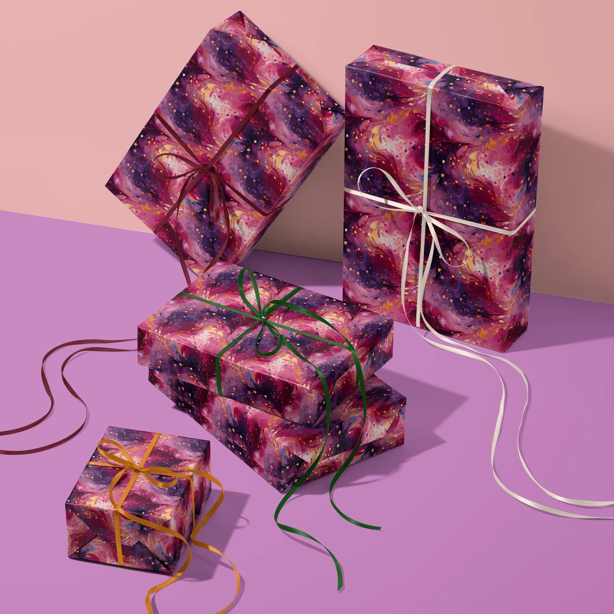 Confetti In Space Gift Wrapping Paper