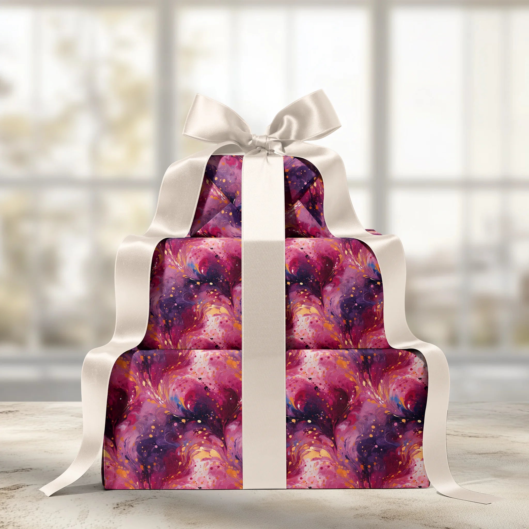 Confetti In Space Gift Wrapping Paper