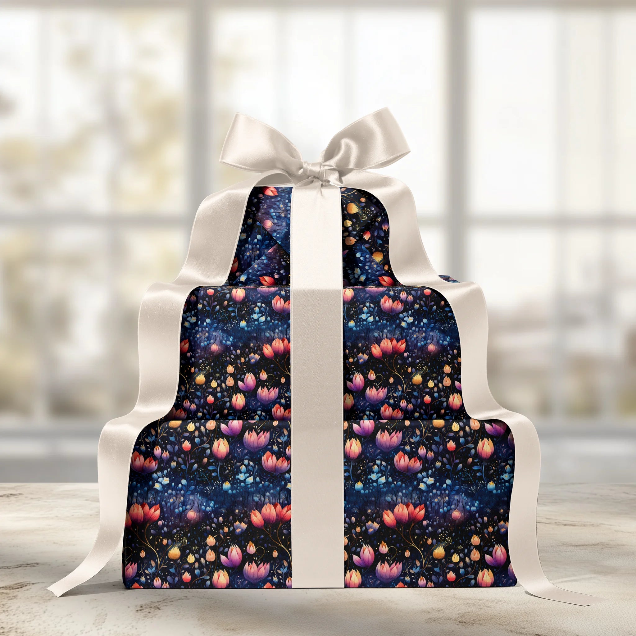 Whispering Blooms Gift Wrapping Paper