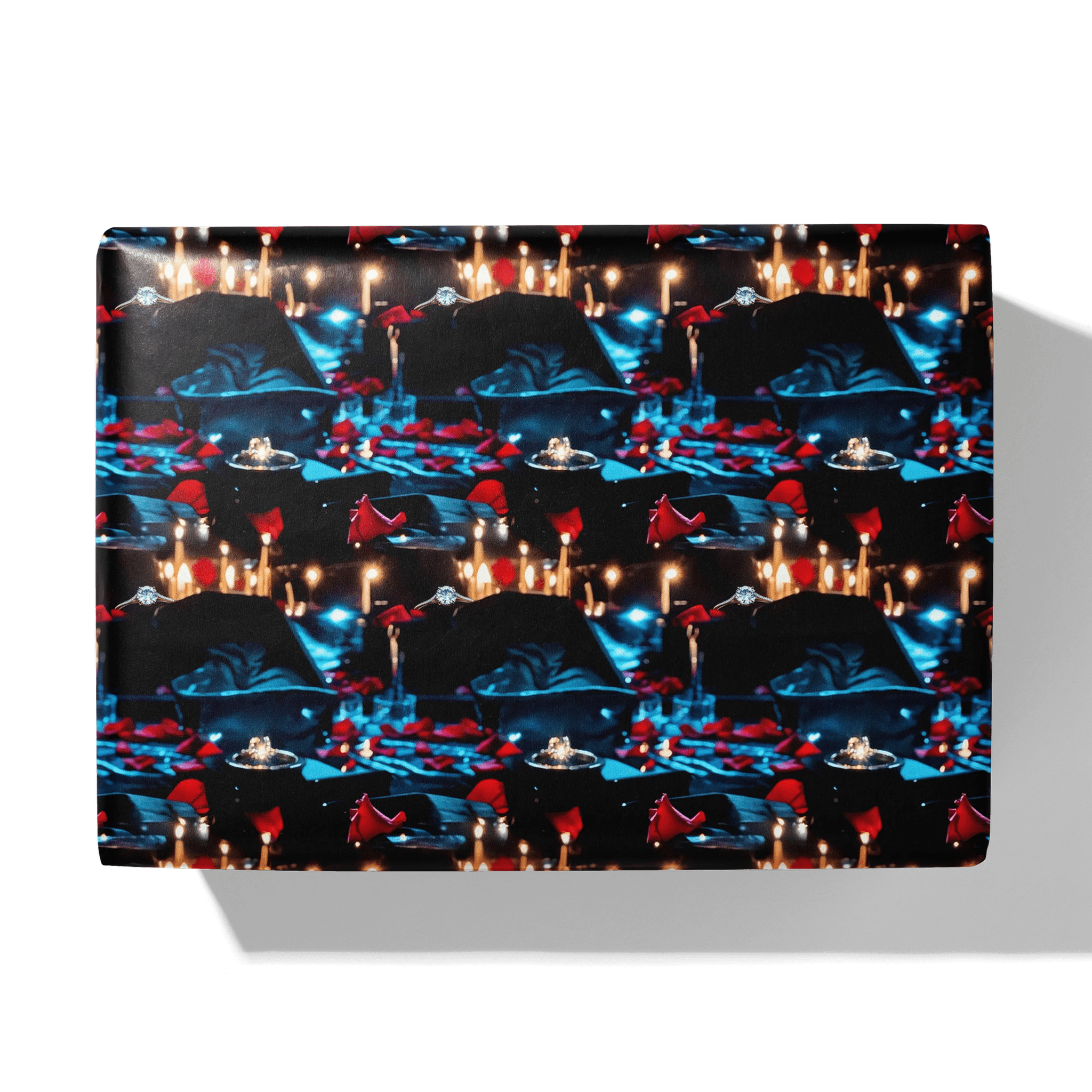 Candlelit Romance Gift Wrapping Paper