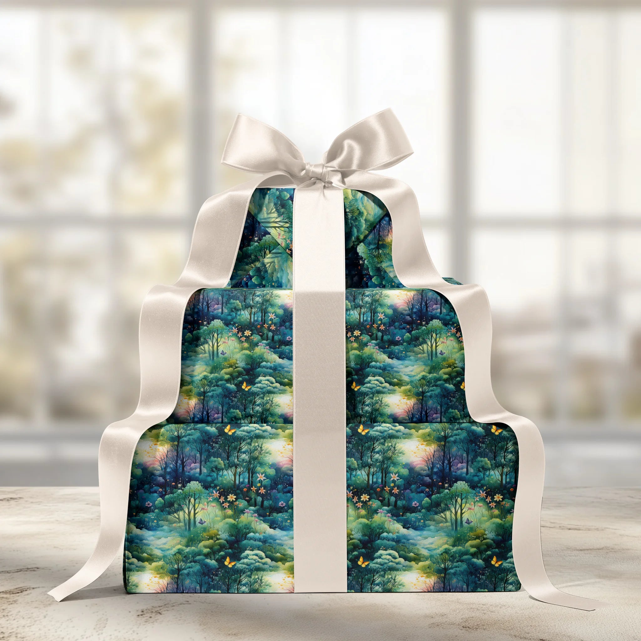 Whispering Woods Of Love Gift Wrapping Paper