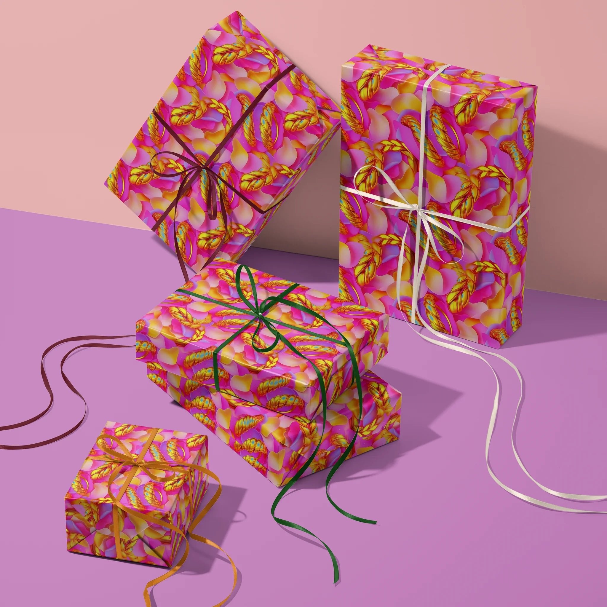 Love Swirls Gift Wrapping Paper