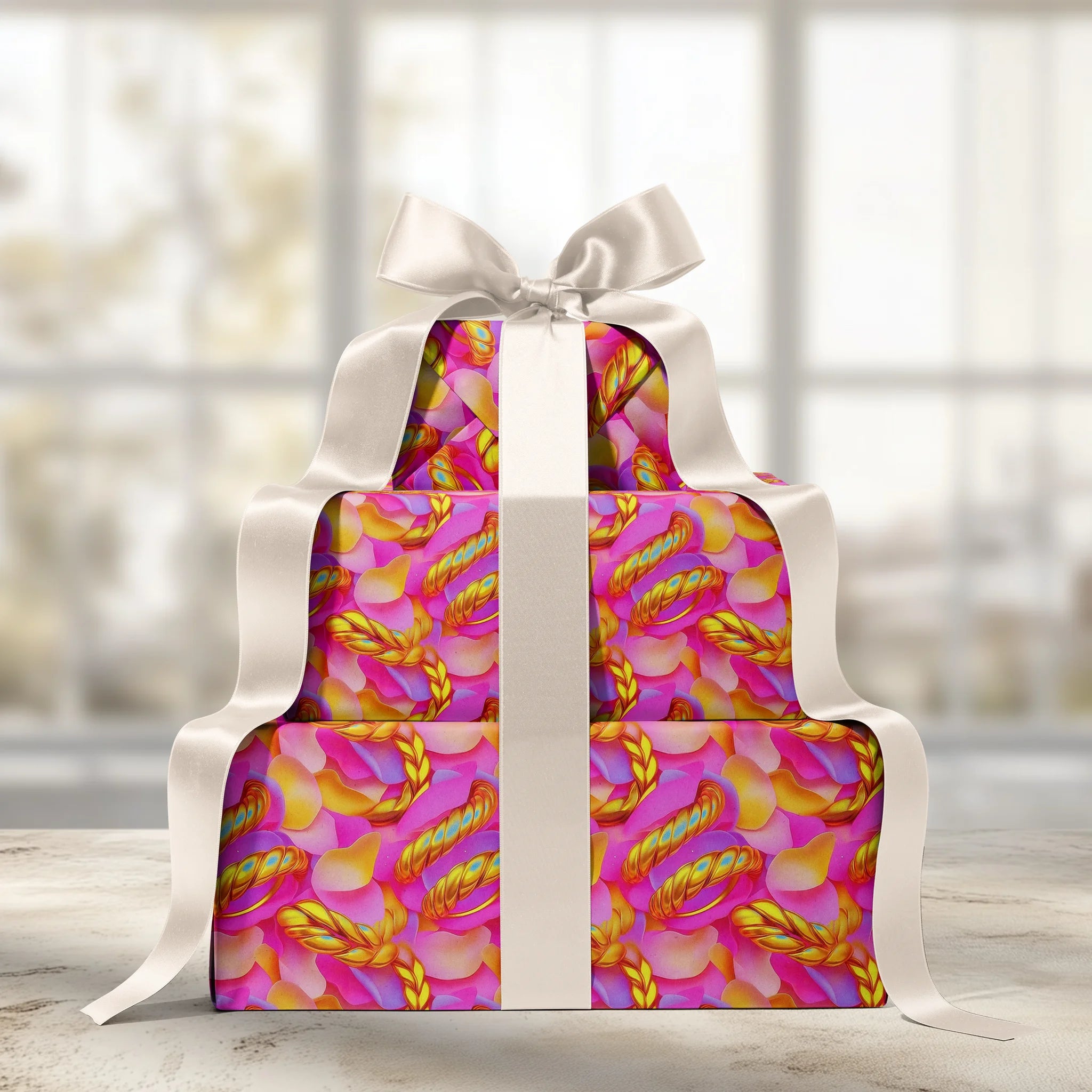 Love Swirls Gift Wrapping Paper