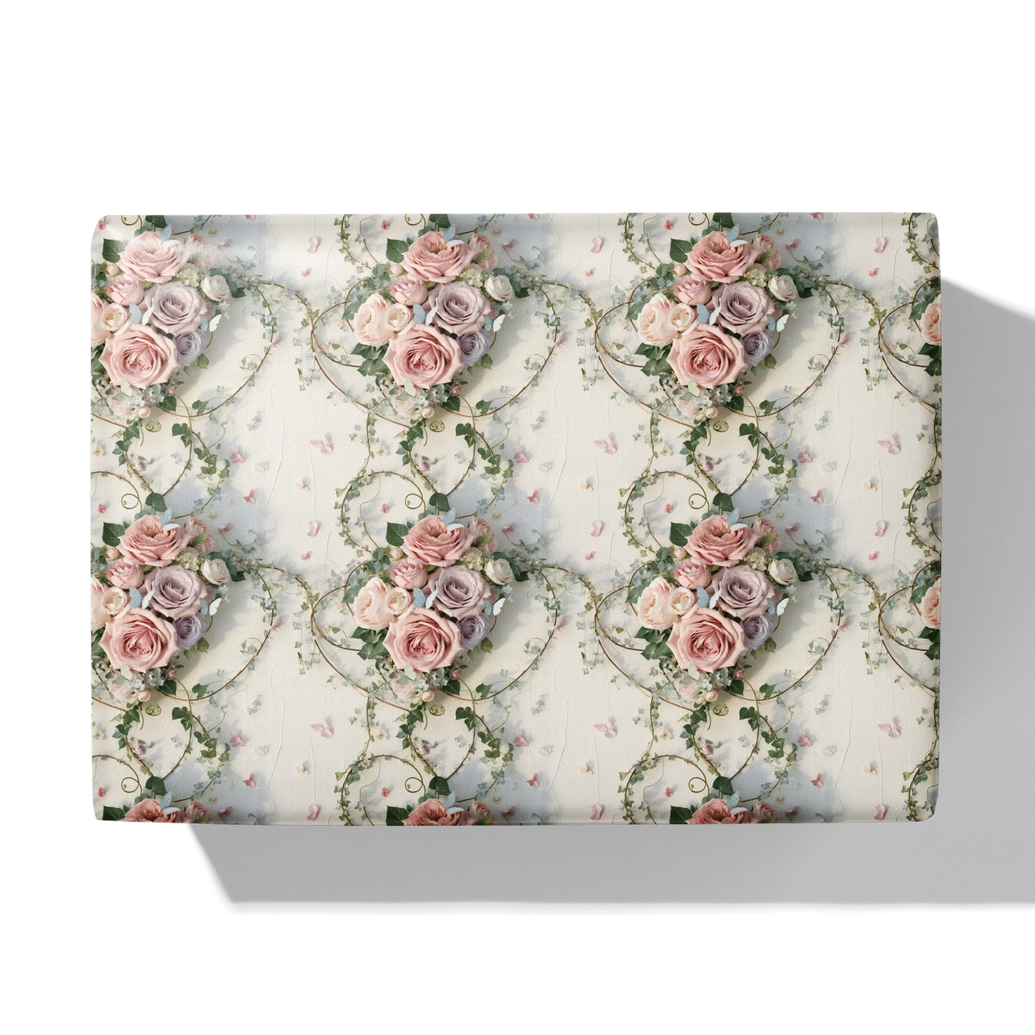 Romantic Floral Love Gift Wrapping Paper