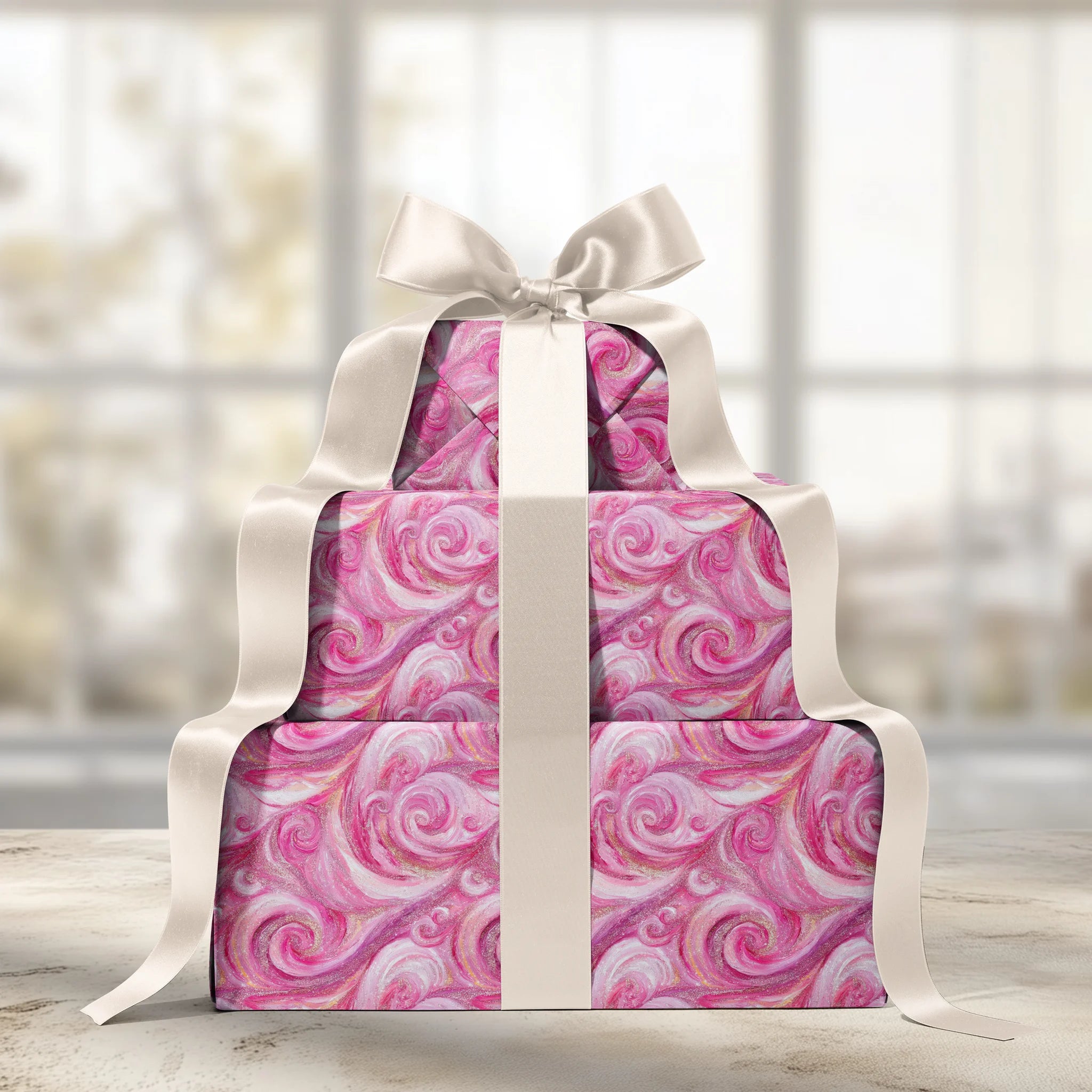Soft Flowing River Gift Wrapping Paper